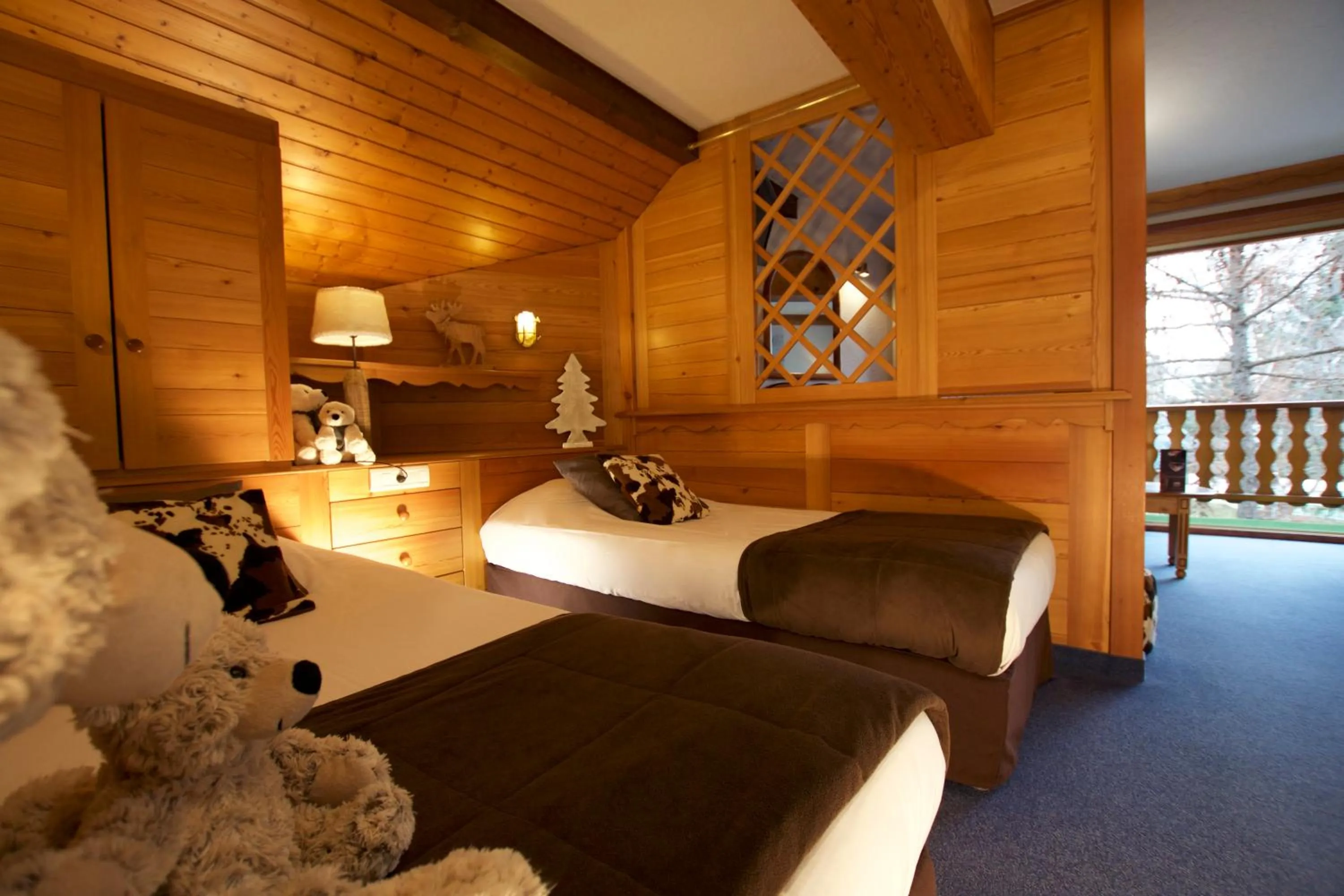 Bed in Hôtel Serre Palas