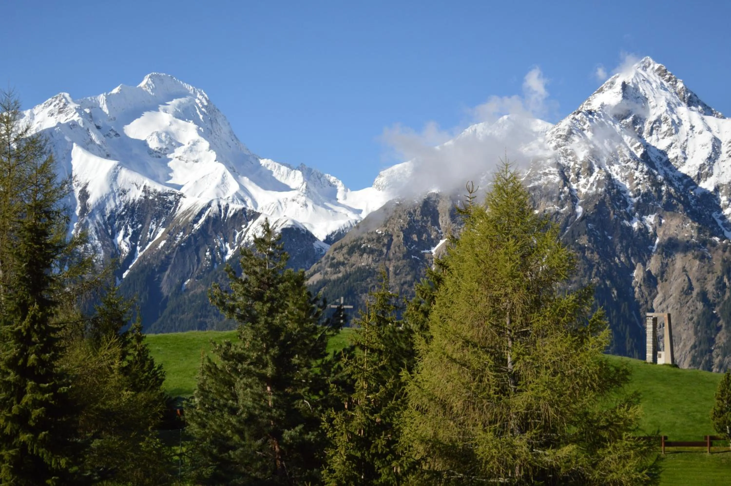 Mountain view in Hôtel Serre Palas