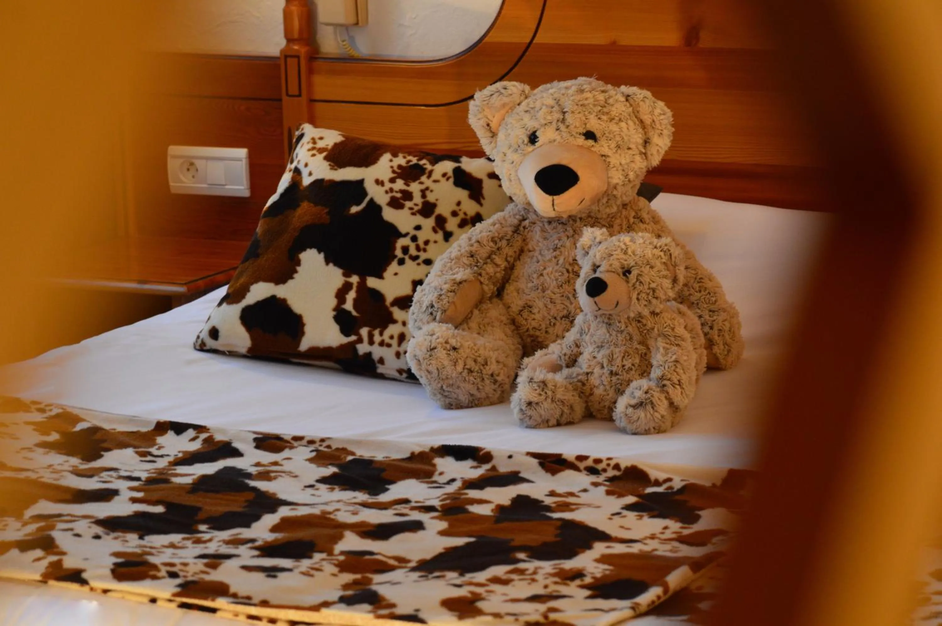 Decorative detail, Bed in Hôtel Serre Palas