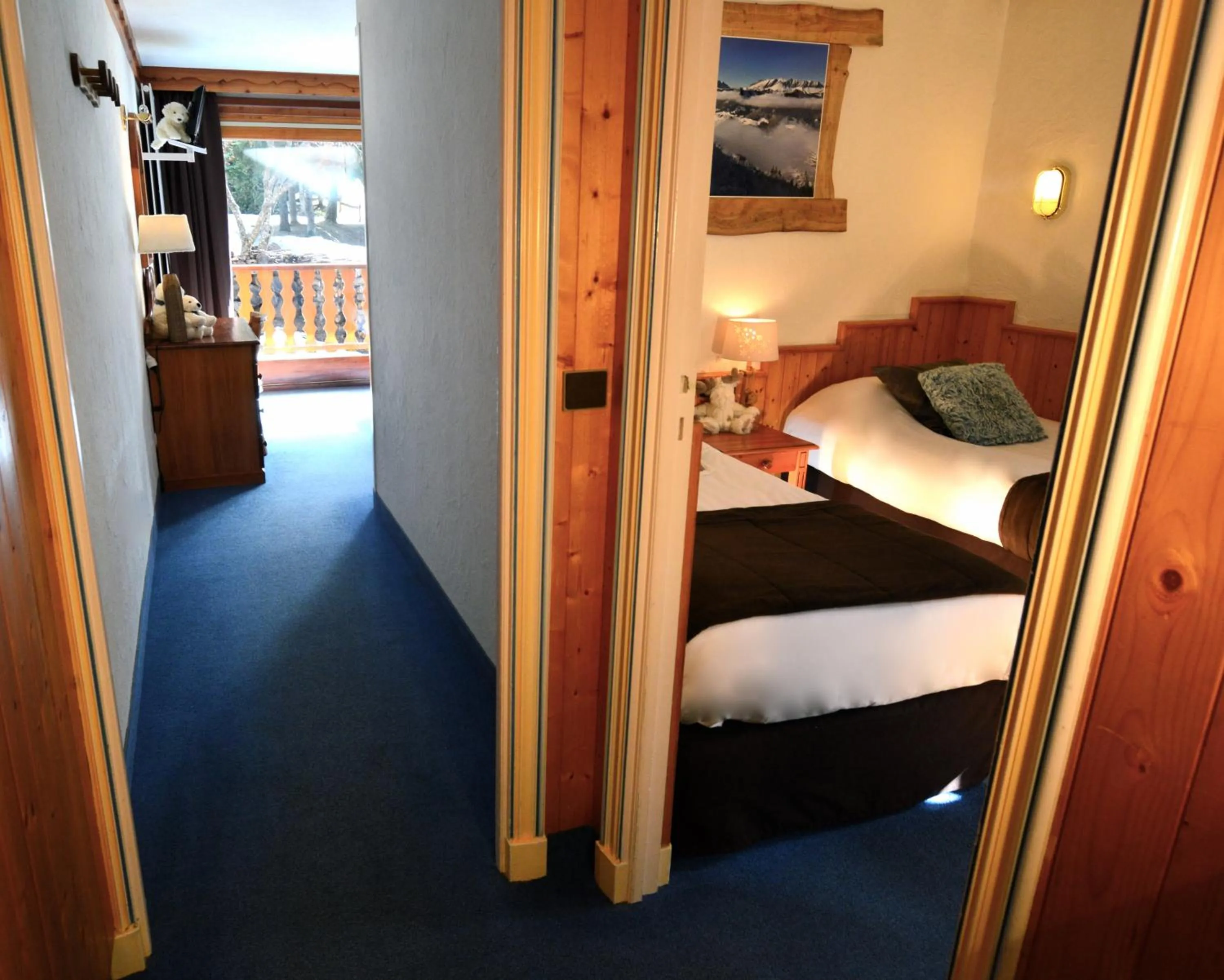 Bed in Hôtel Serre Palas