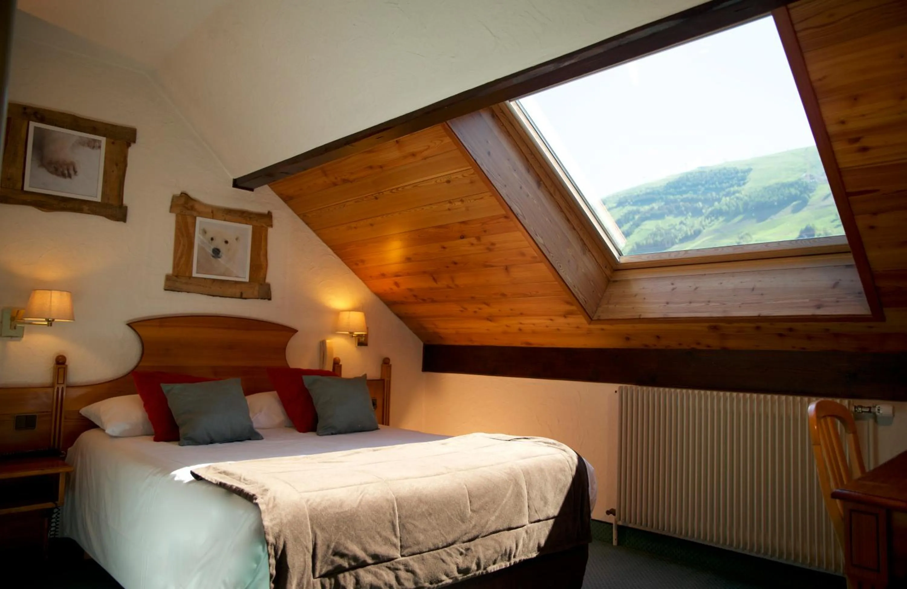 Photo of the whole room, Bed in Hôtel Serre Palas