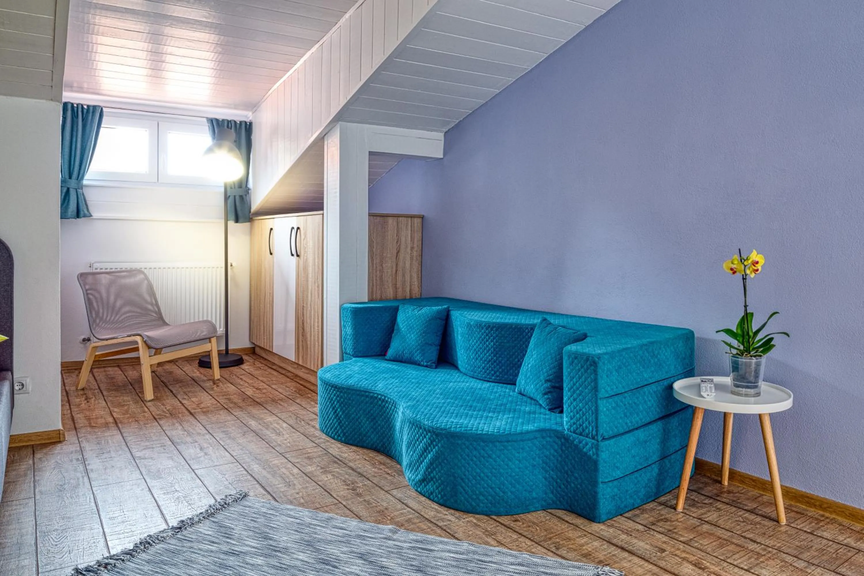 Seating area in T House