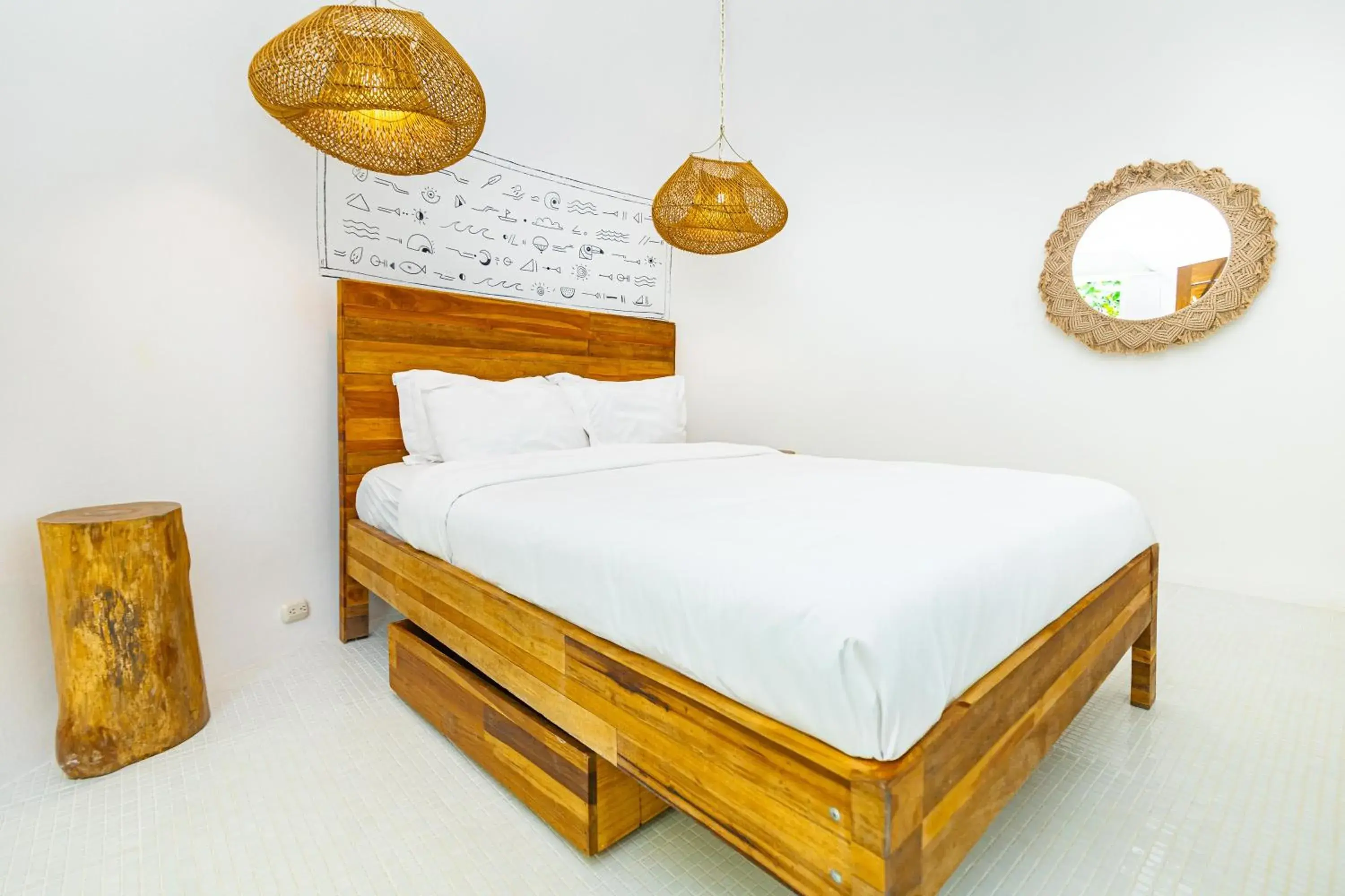 Bed in Igloo Beach Lodge Bed in Igloo Beach Lodge