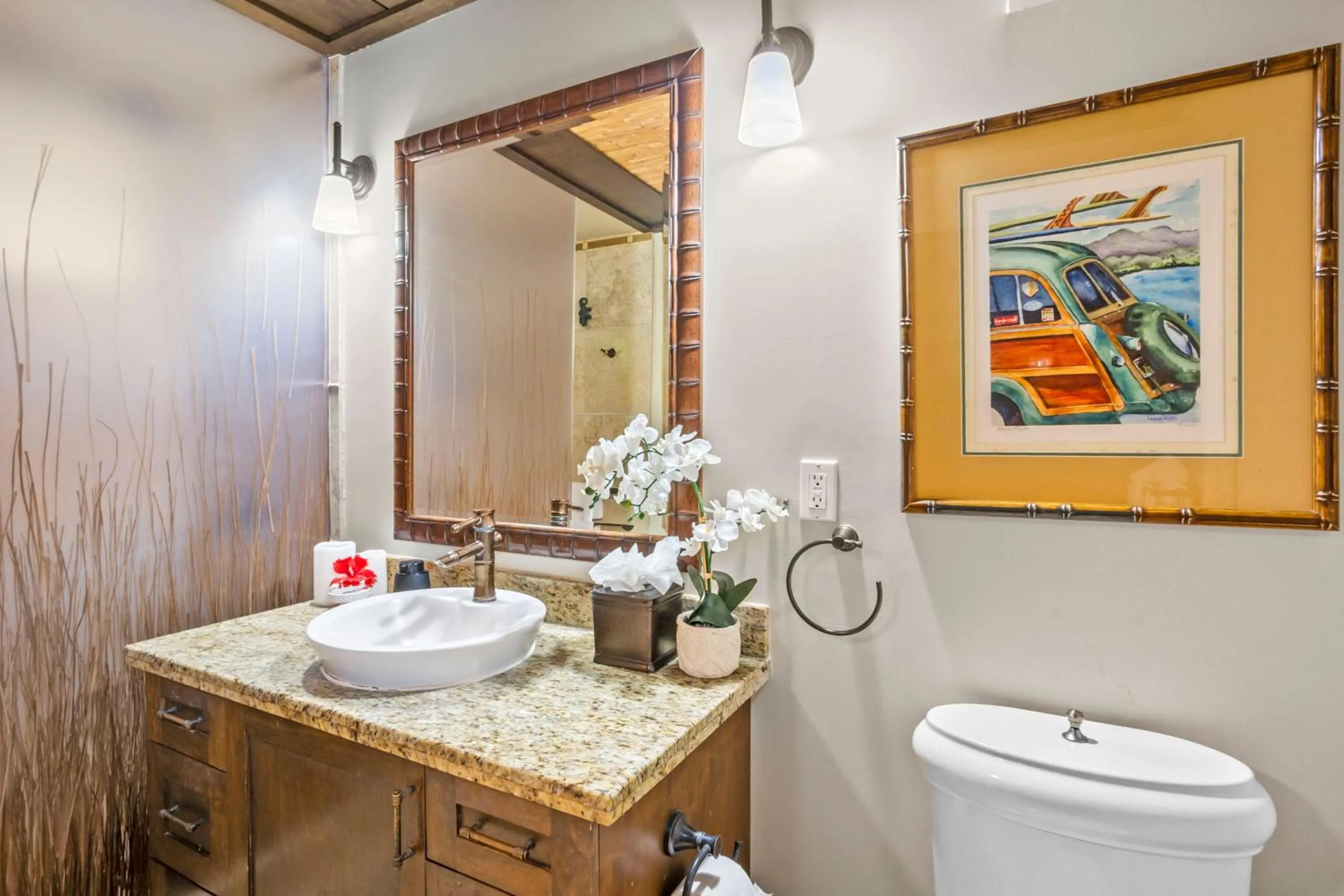 Bathroom in The Mauian Hotel