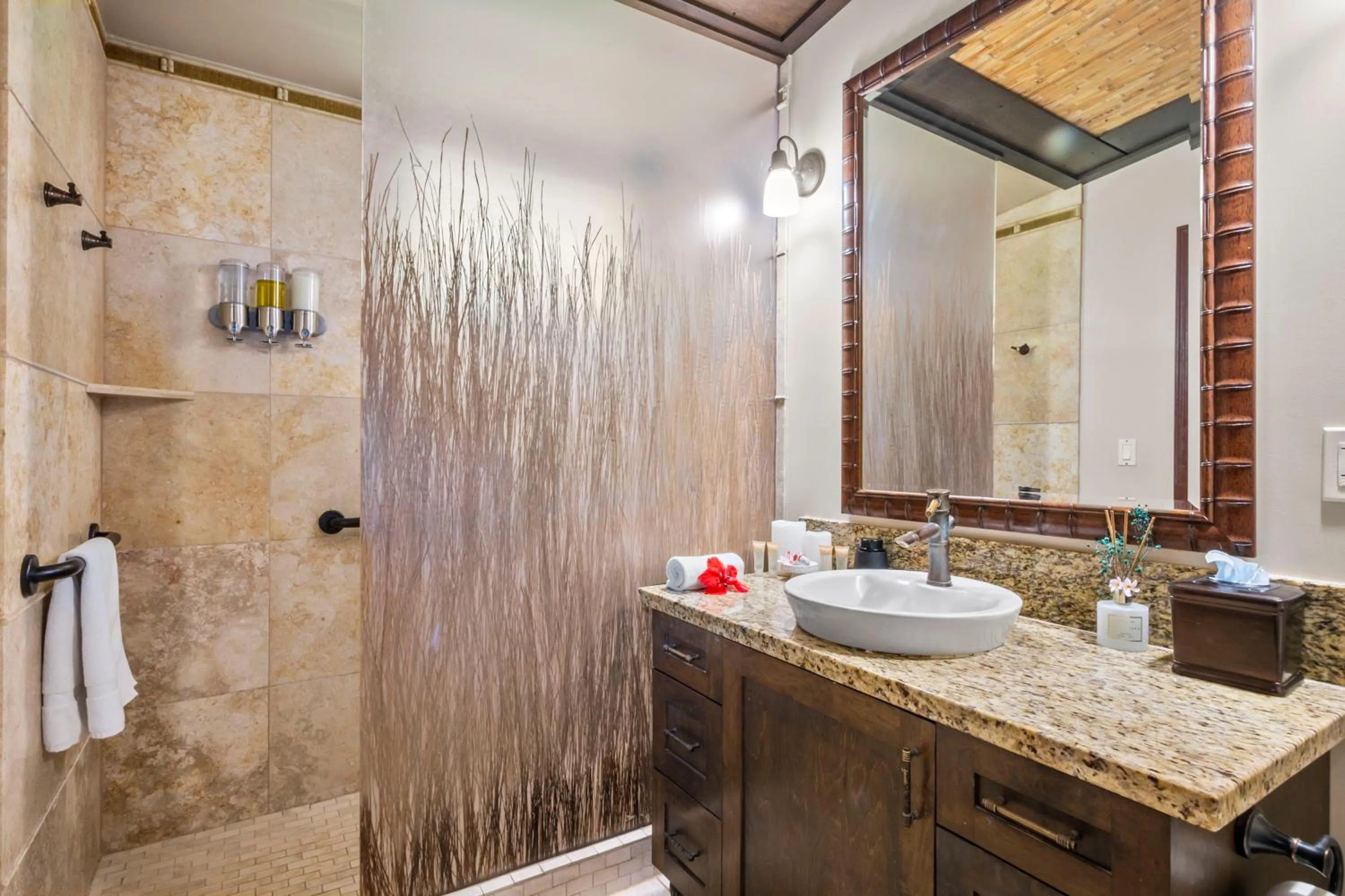 Bathroom in The Mauian Hotel