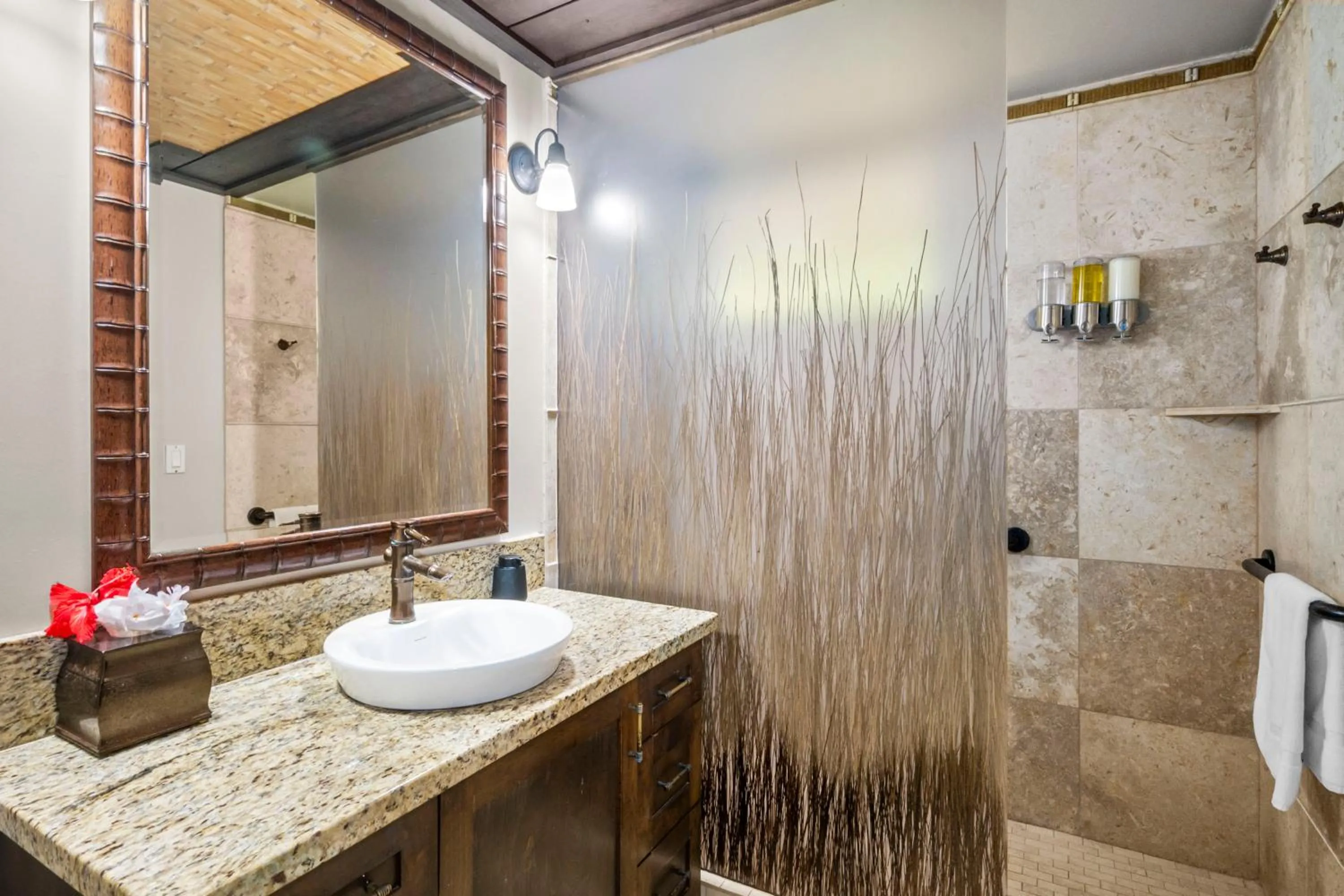 Bathroom in The Mauian Hotel