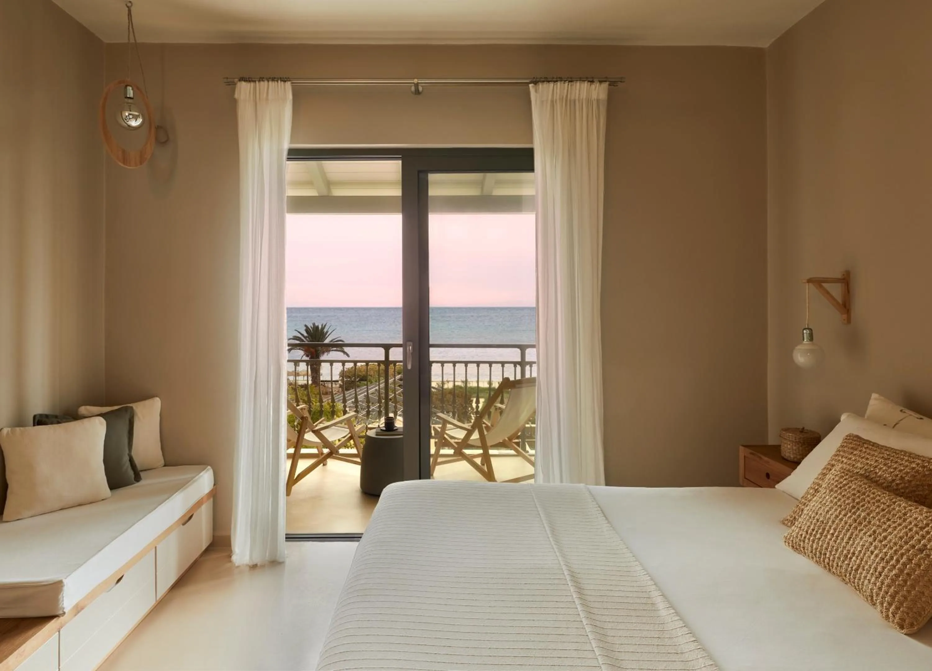 Balcony/Terrace, Bed in F ZEEN Kefalonia