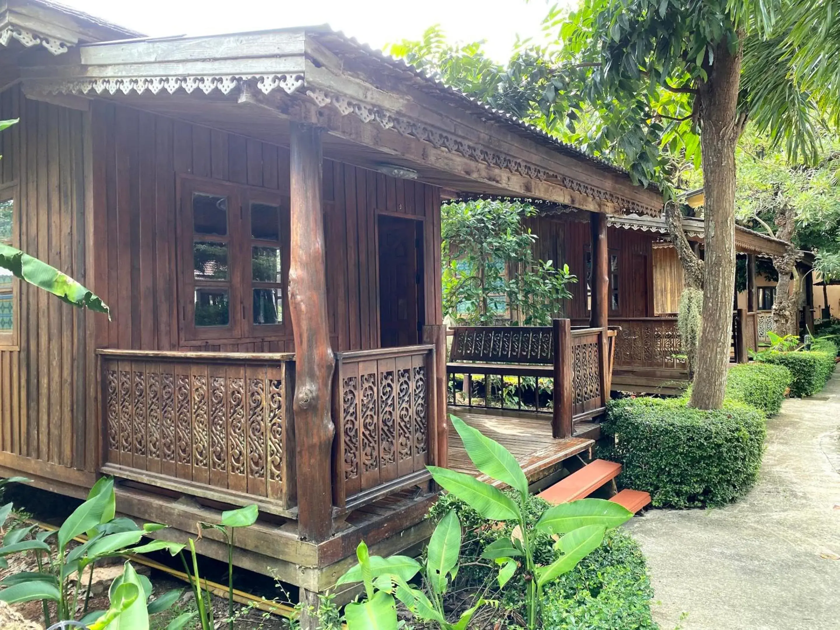 Garden view in Yuwadee Resort Garden view in Yuwadee Resort