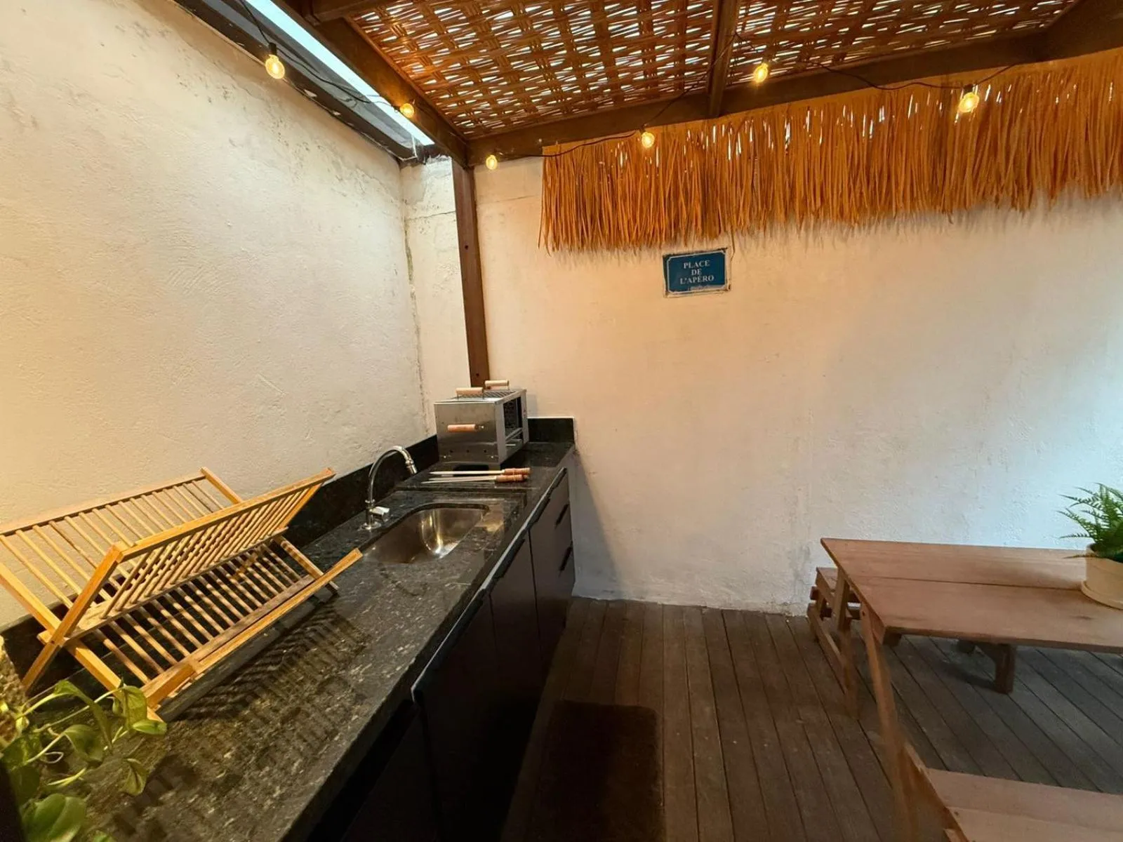 BBQ facilities in Casa Boha Praia do Forte
