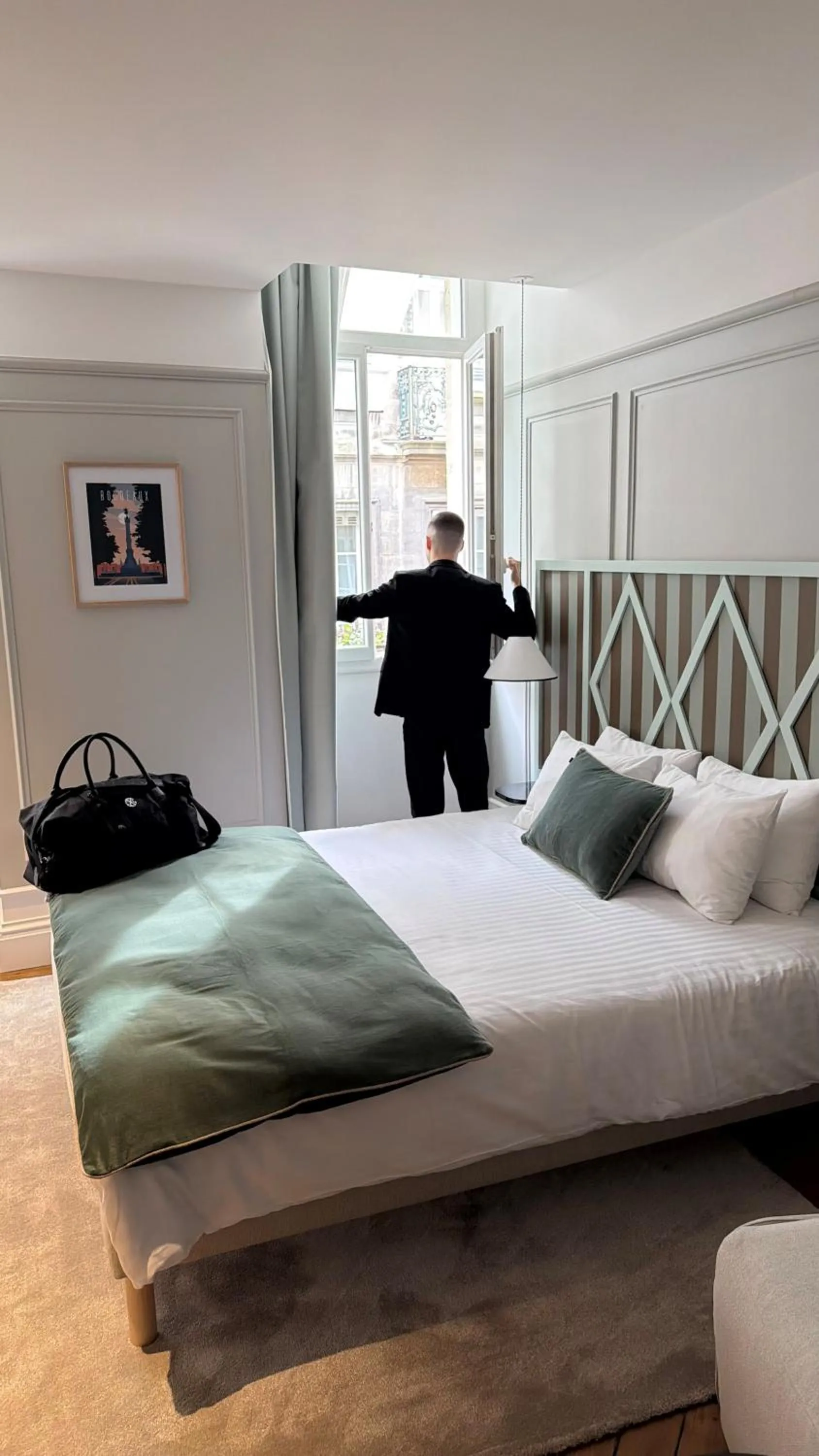 Bedroom, Bed in Hôtel Le Clos Huguerie - Boutique Hôtel - Bordeaux Centre