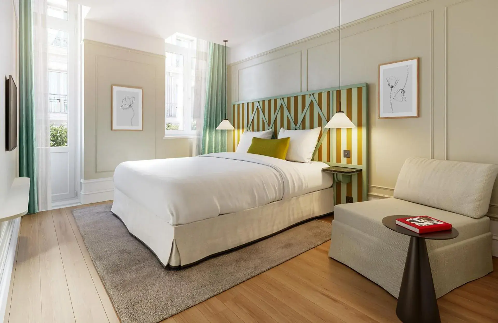 Superior King Room in Hôtel Le Clos Huguerie Bordeaux Centre - Ex Maison du Lierre Superior King Room in Hôtel Le Clos Huguerie Bordeaux Centre - Ex Maison du Lierre