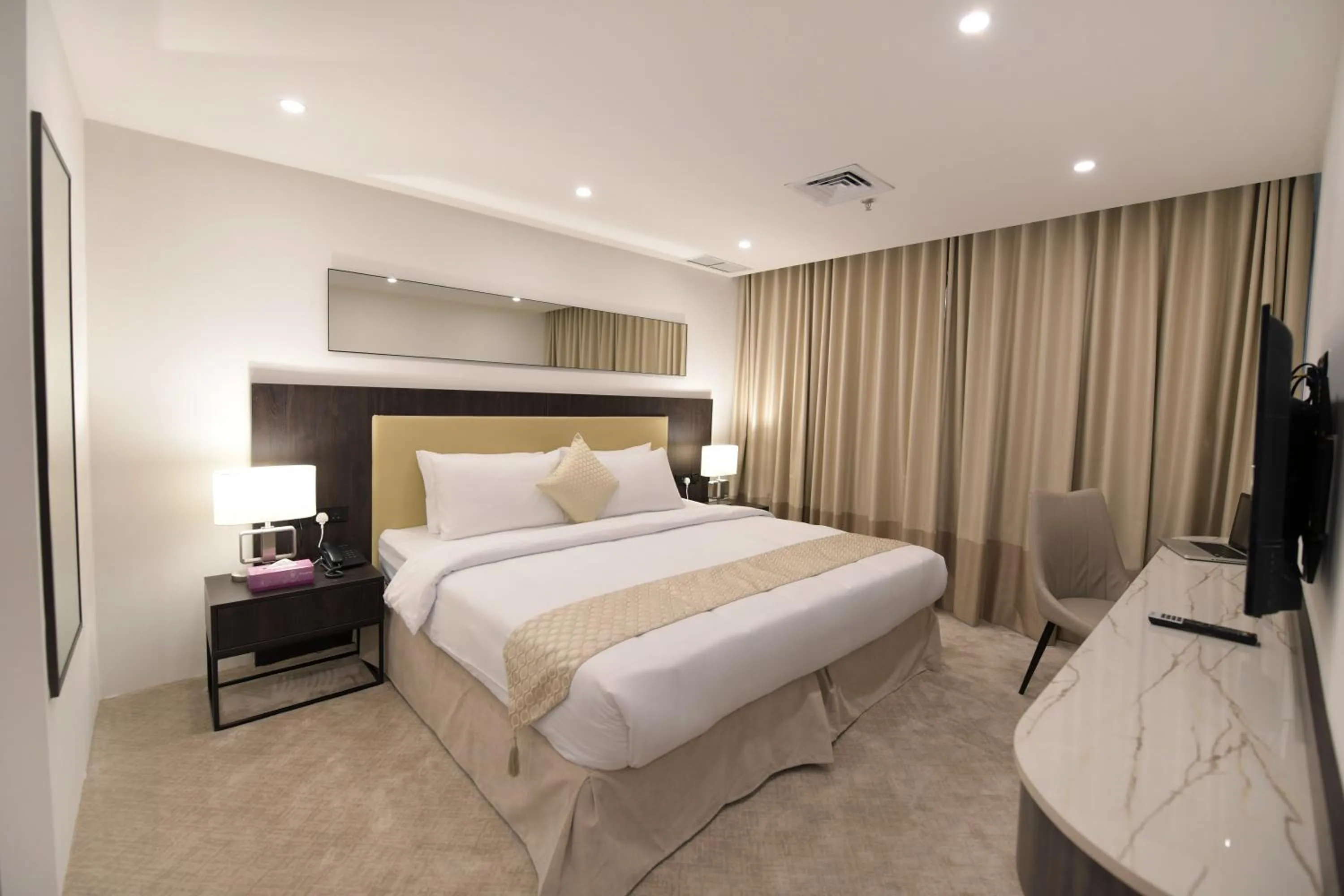 Bed in Carlton Tower Hotel Kuwait