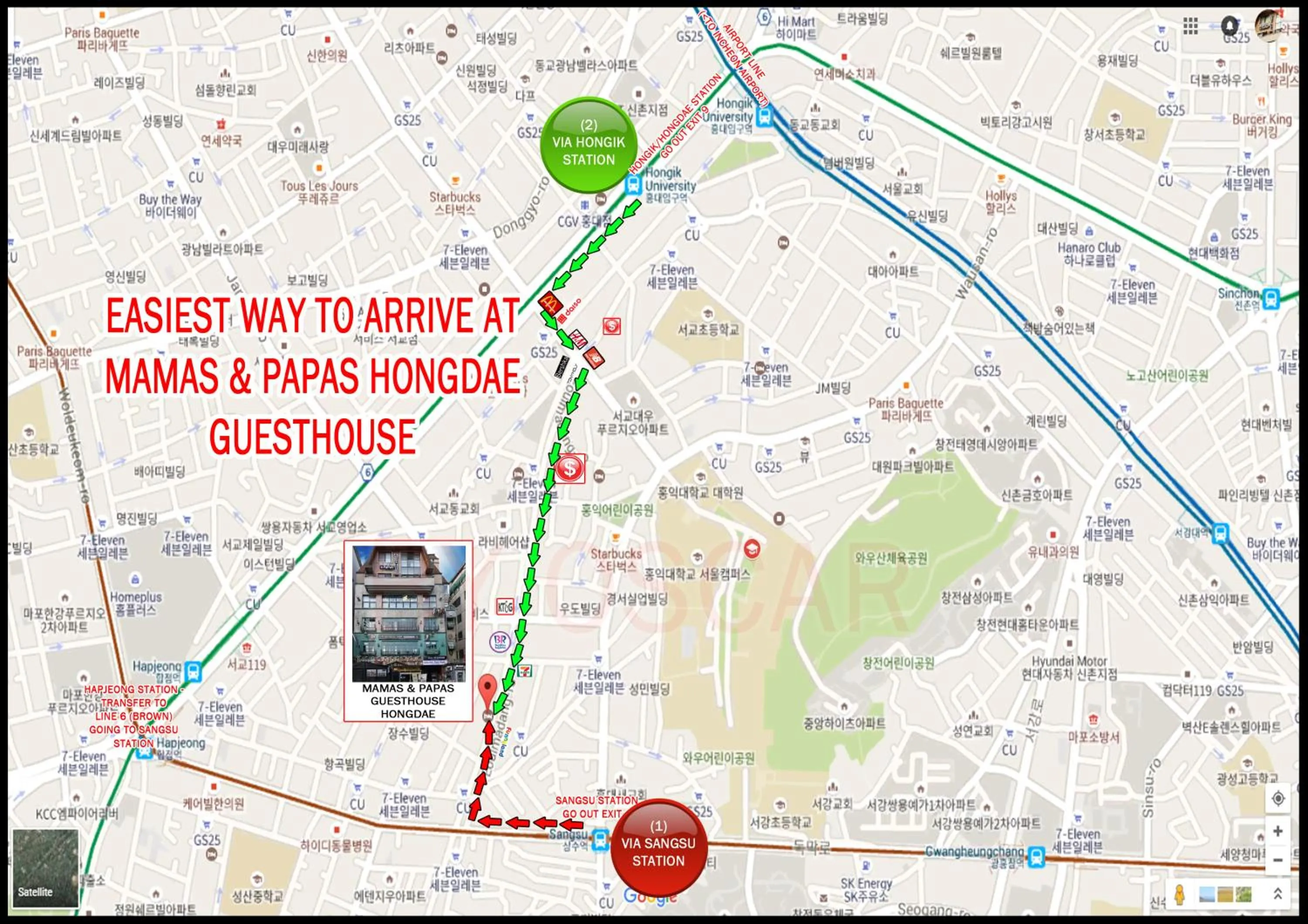 Mamas and Papas Guesthouse and Apartments in Seoul