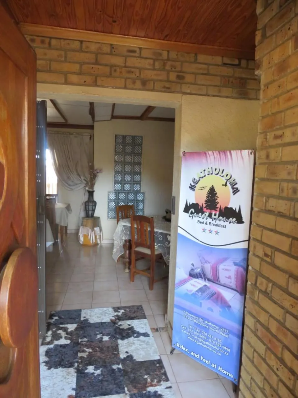 Dining area in Kgatholoha guest house