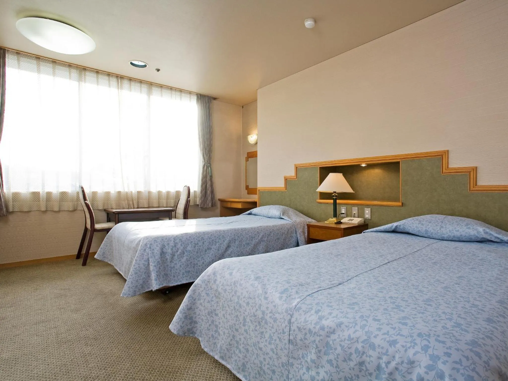 Photo of the whole room, Bed in Kaigetsukan