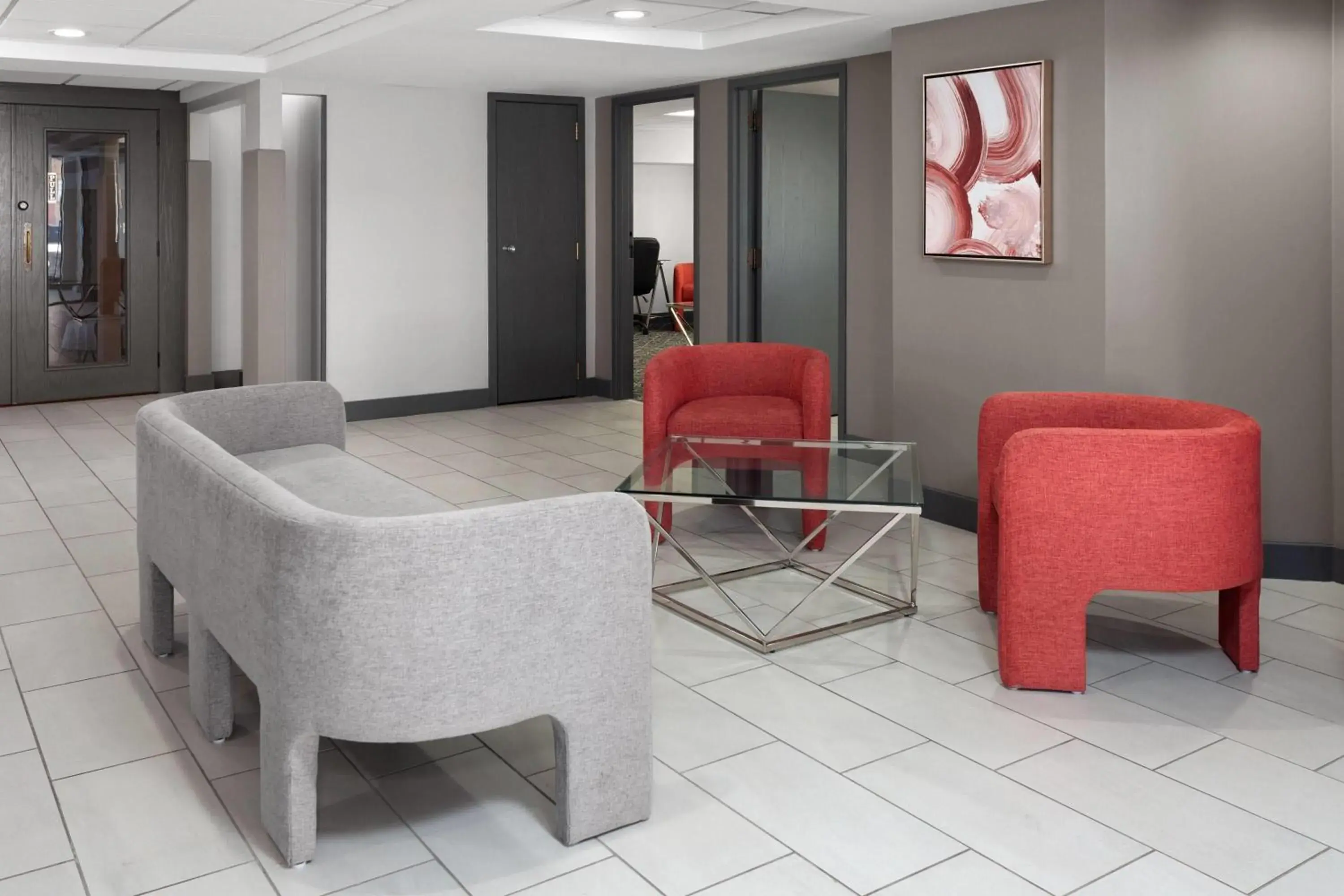 Lobby or reception in Ramada by Wyndham Milwaukee Lobby or reception in Ramada by Wyndham Milwaukee