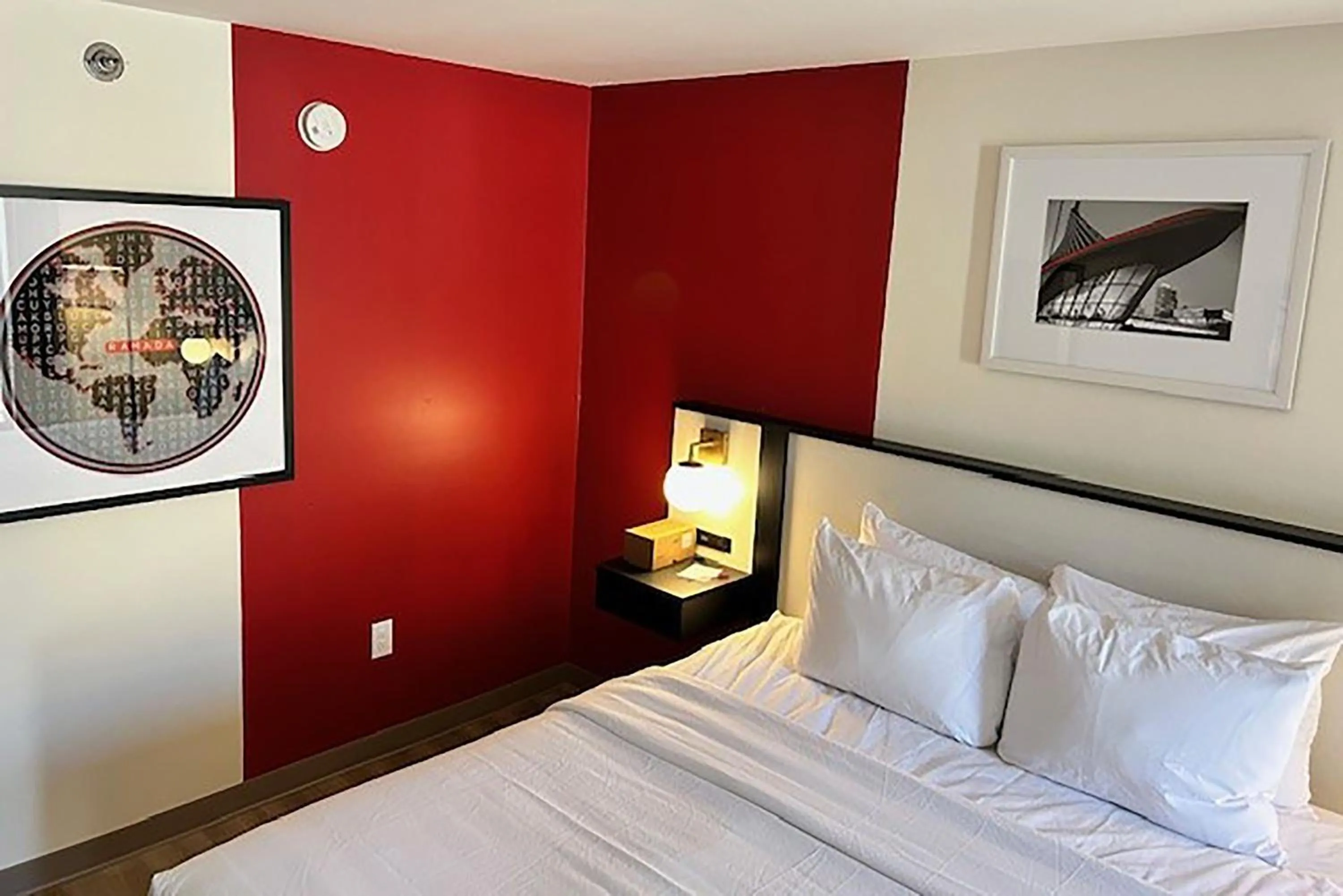 Bed in Ramada by Wyndham Milwaukee