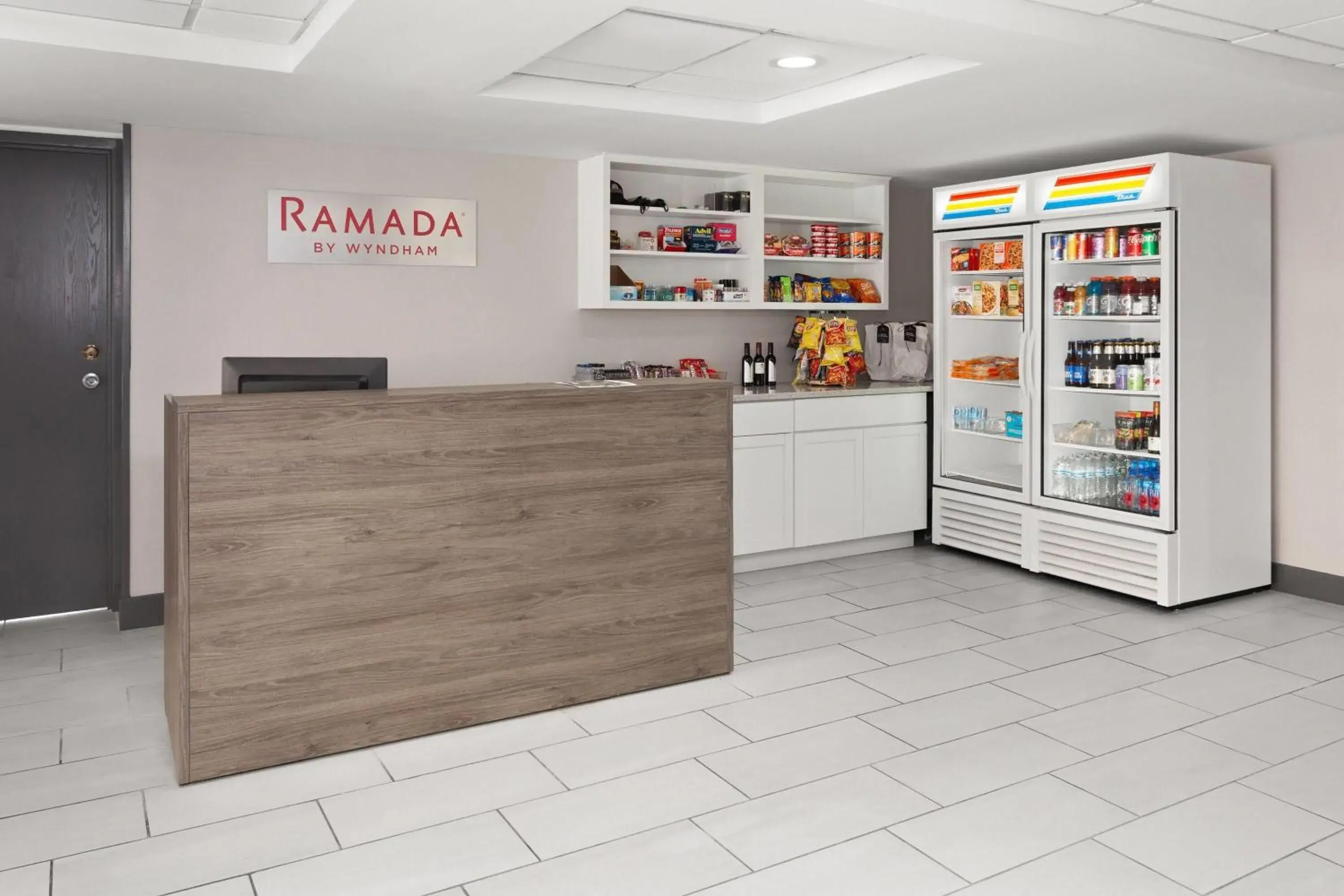 Lobby or reception in Ramada by Wyndham Milwaukee Lobby or reception in Ramada by Wyndham Milwaukee