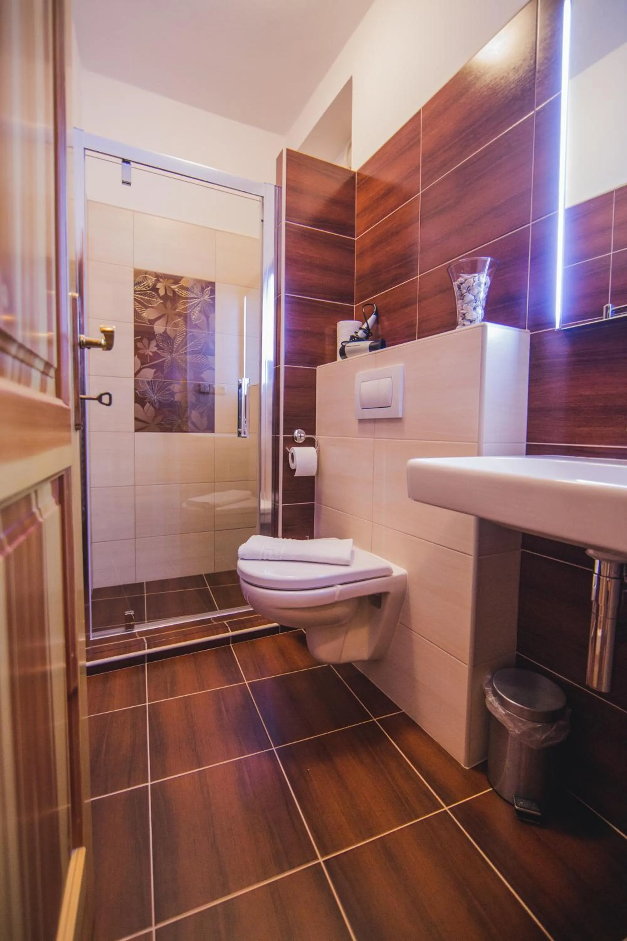 Bathroom in Penzion U Papoušků