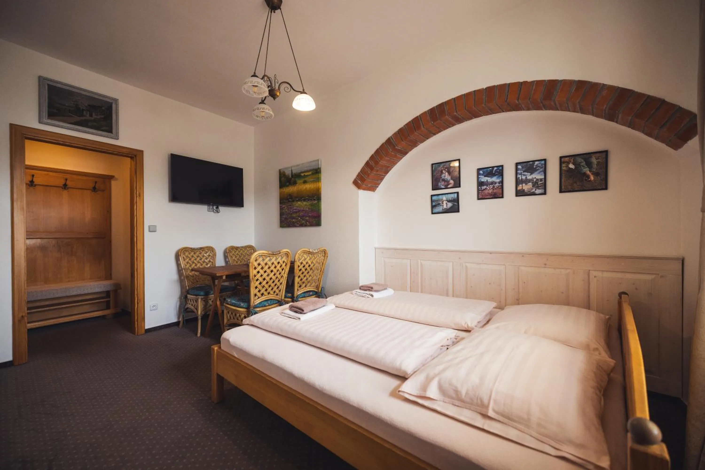 Bed in Penzion U Papoušků