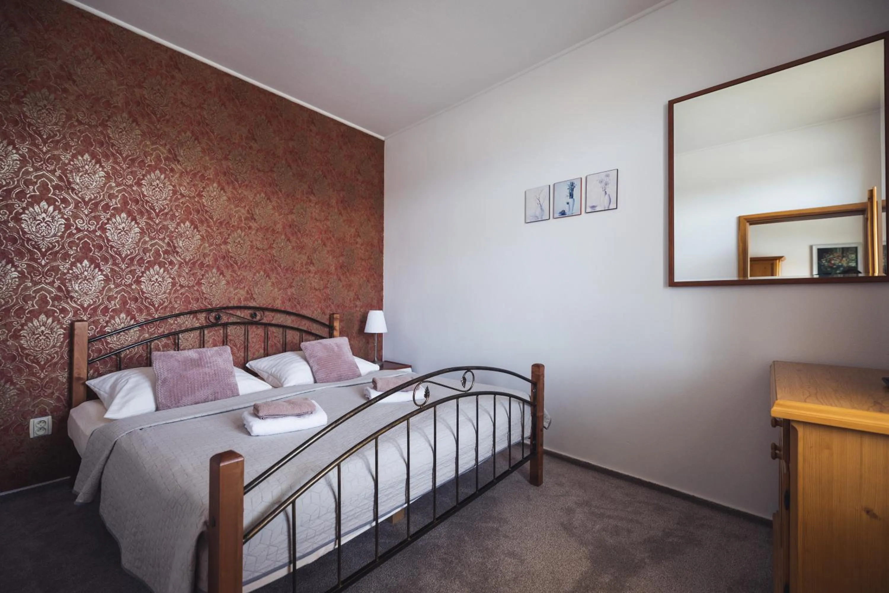 Bed in Penzion U Papoušků