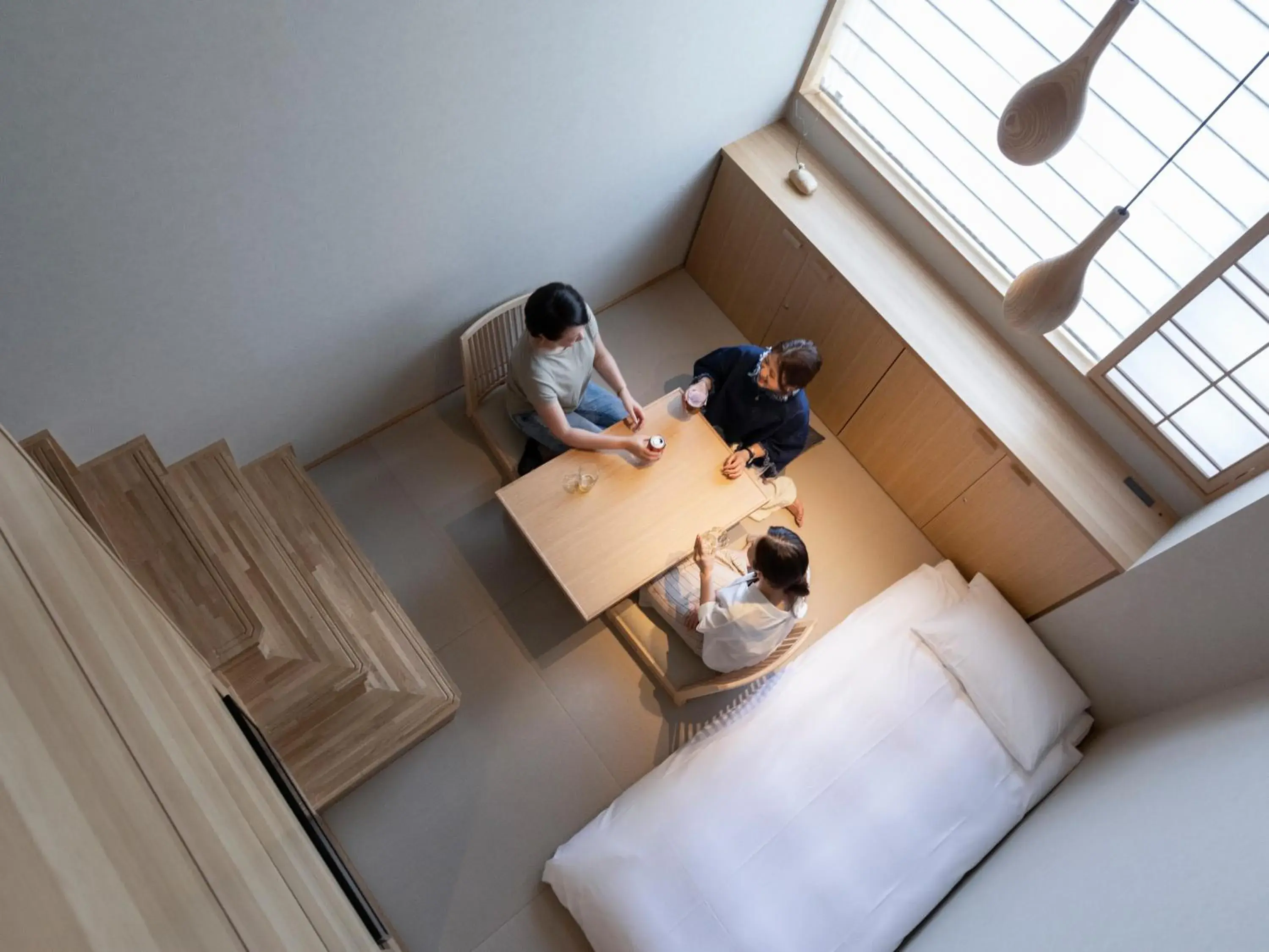 Maisonette Double Room with Shower - Non-Smoking in ONSEN RYOKAN Yuen Sapporo Maisonette Double Room with Shower - Non-Smoking in ONSEN RYOKAN Yuen Sapporo