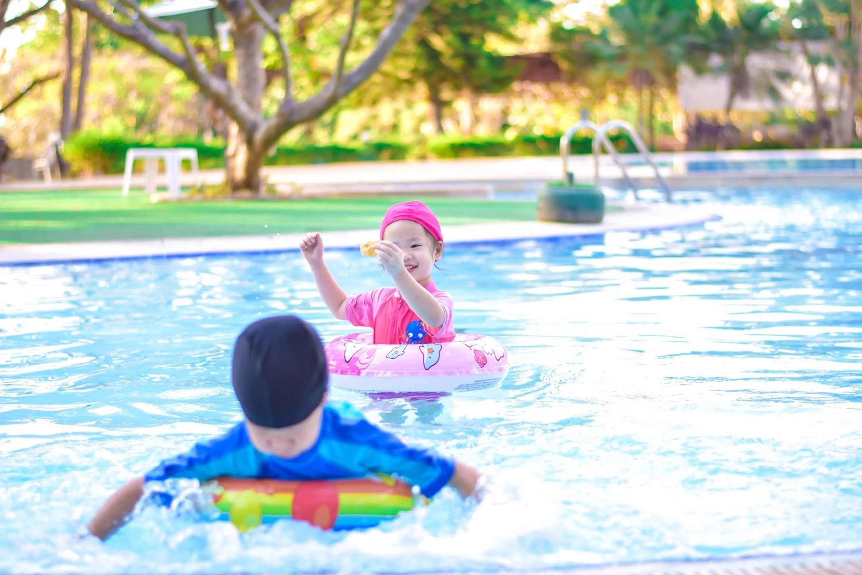 Swimming pool in Muaklek Paradise Resort