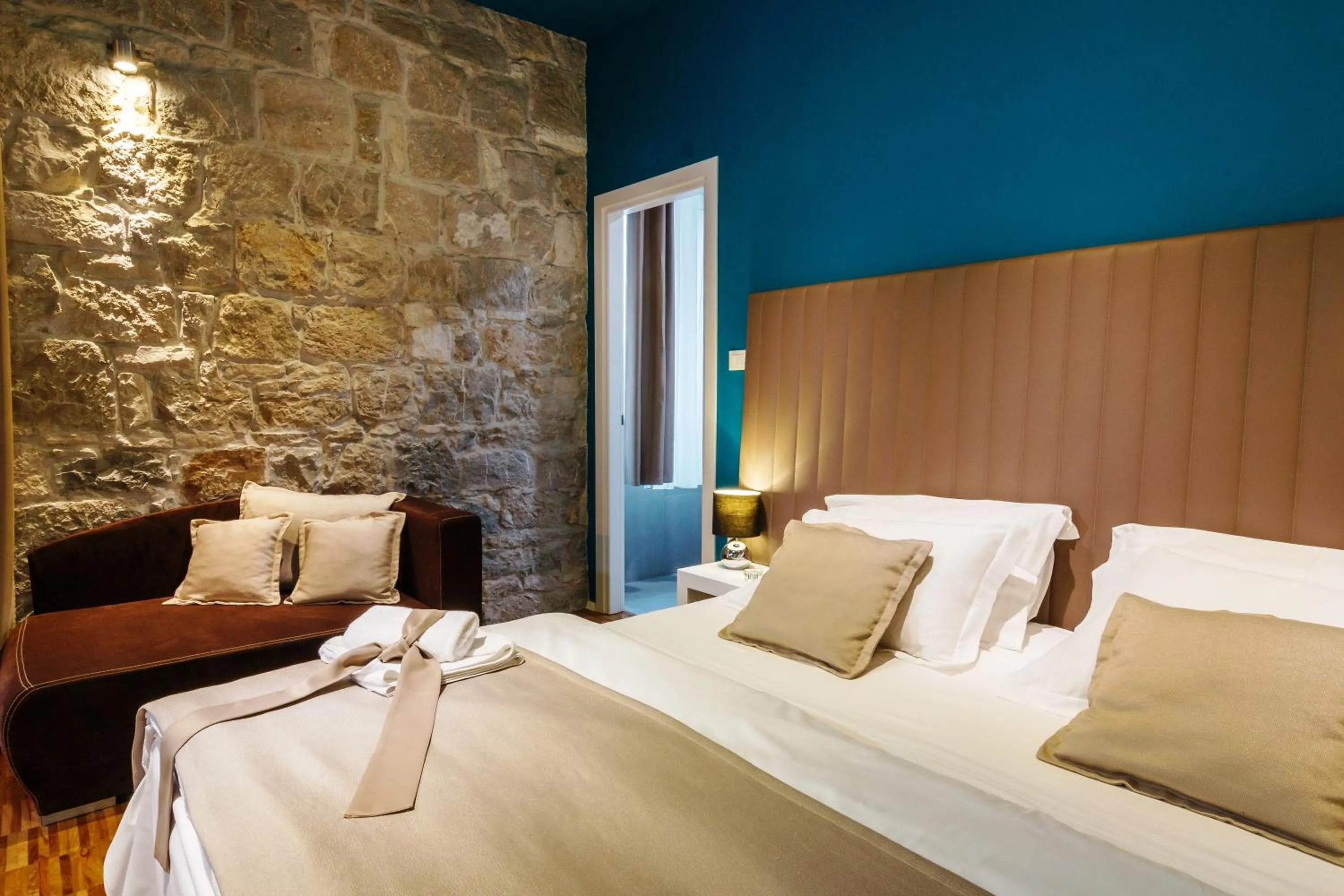 Bedroom, Bed in Riva Luxury Rooms