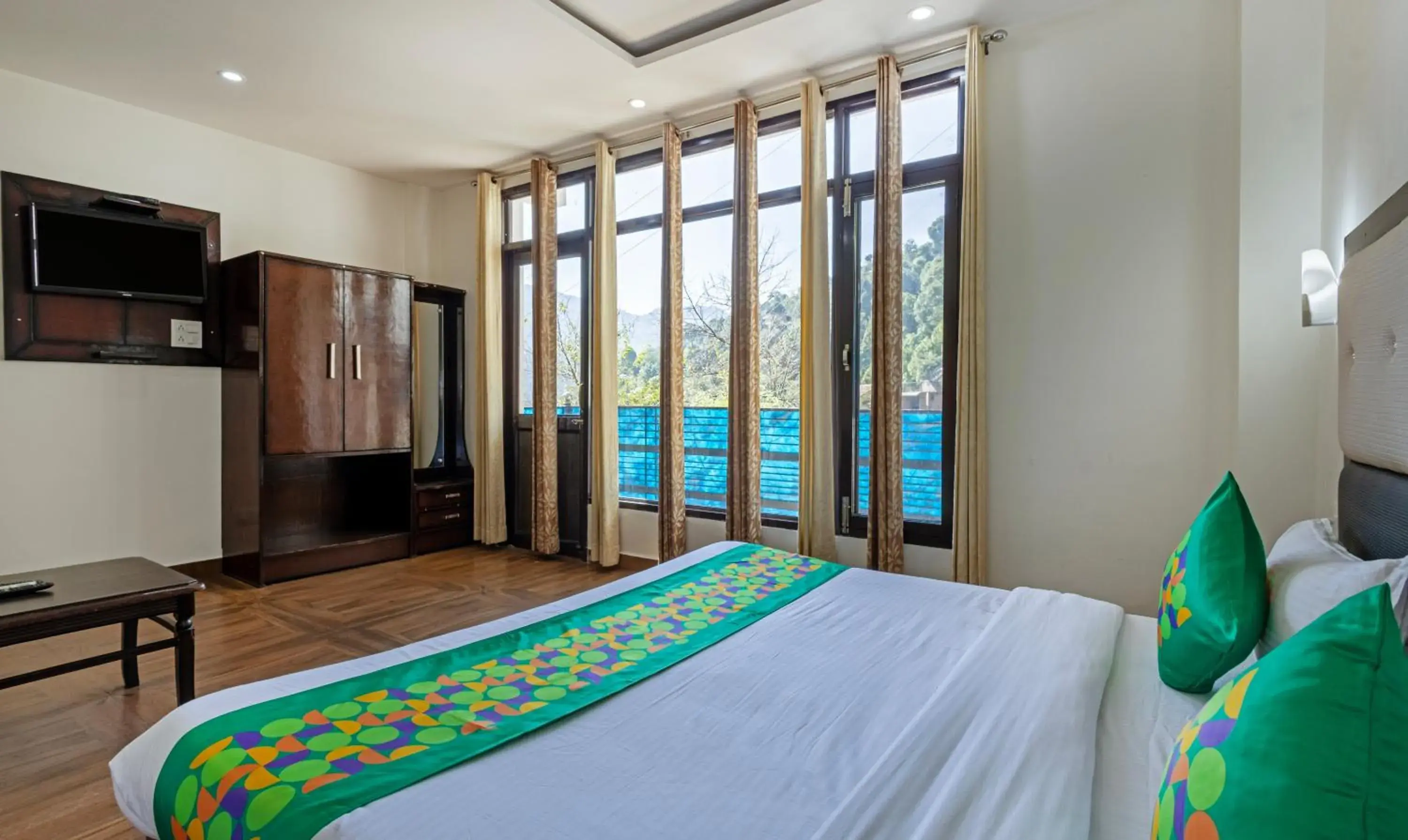 Bedroom, Bed in Treebo Anjukul Bedroom, Bed in Treebo Anjukul