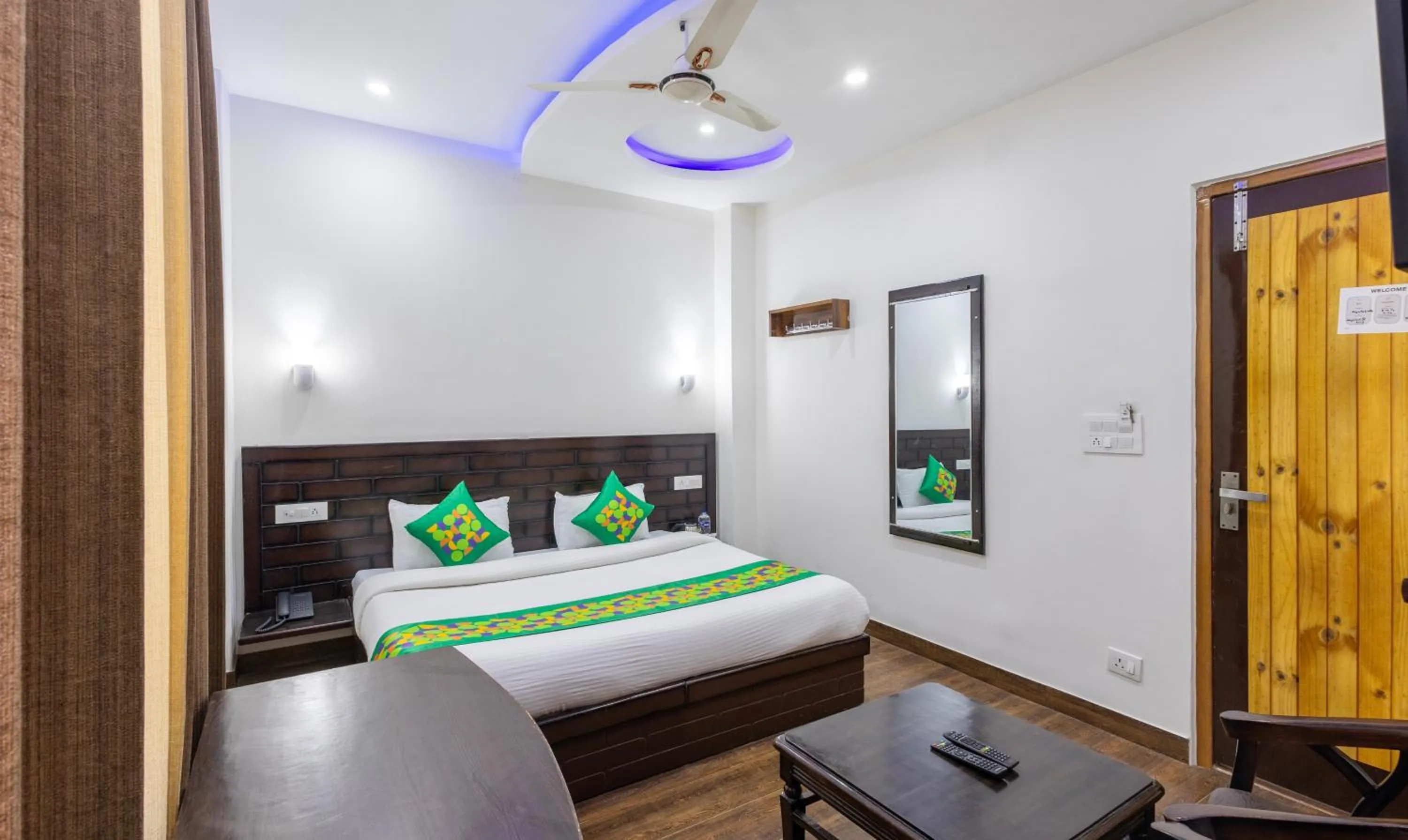 Bedroom, Bed in Treebo Anjukul