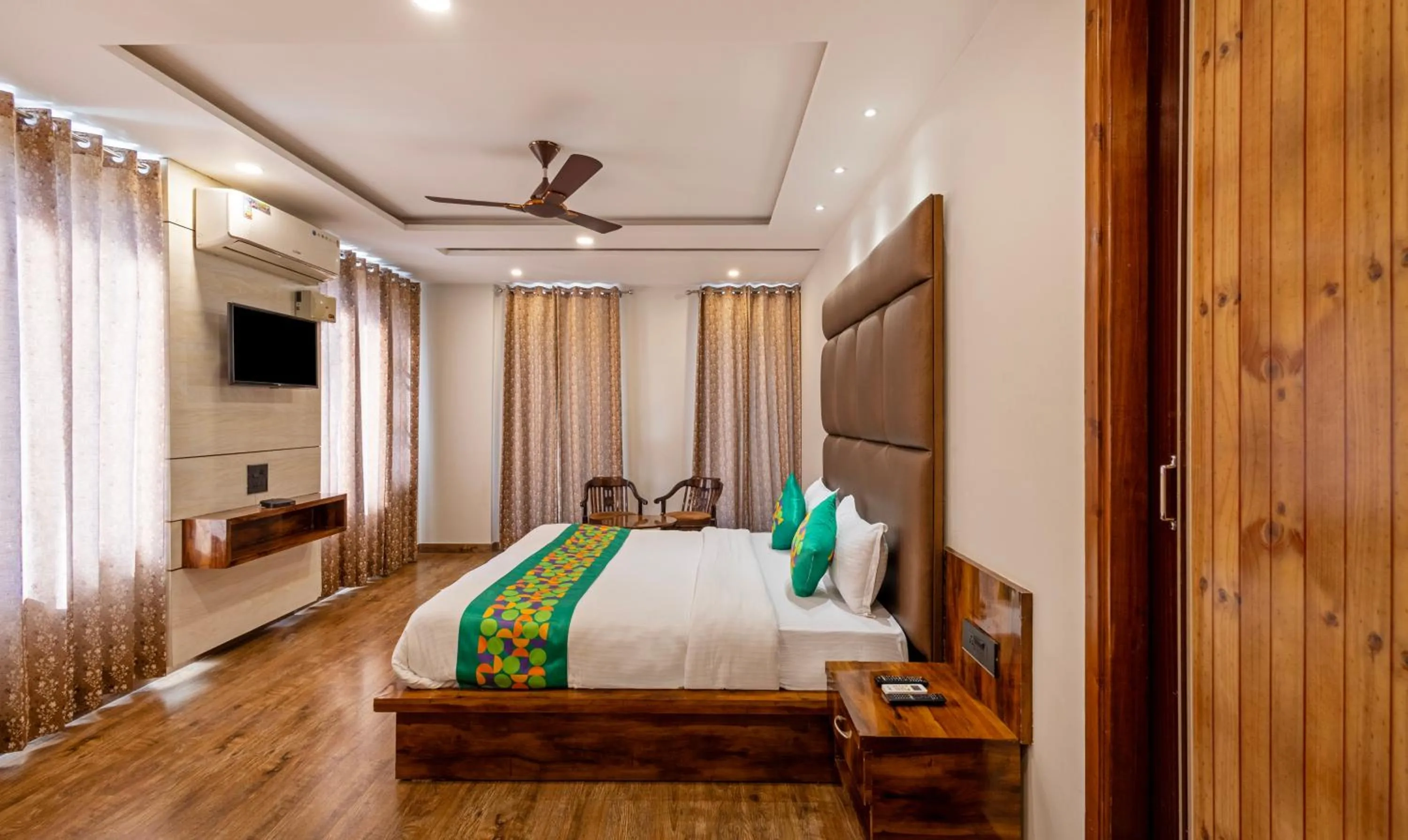 Bedroom, Bed in Treebo Anjukul