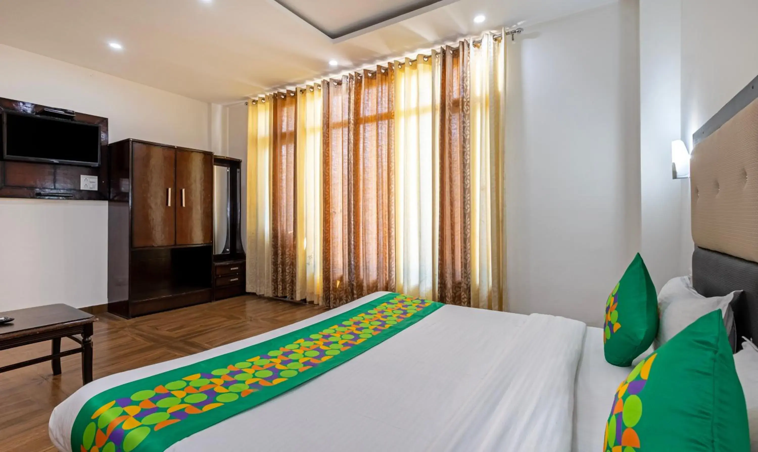 Bedroom, Bed in Treebo Anjukul Bedroom, Bed in Treebo Anjukul