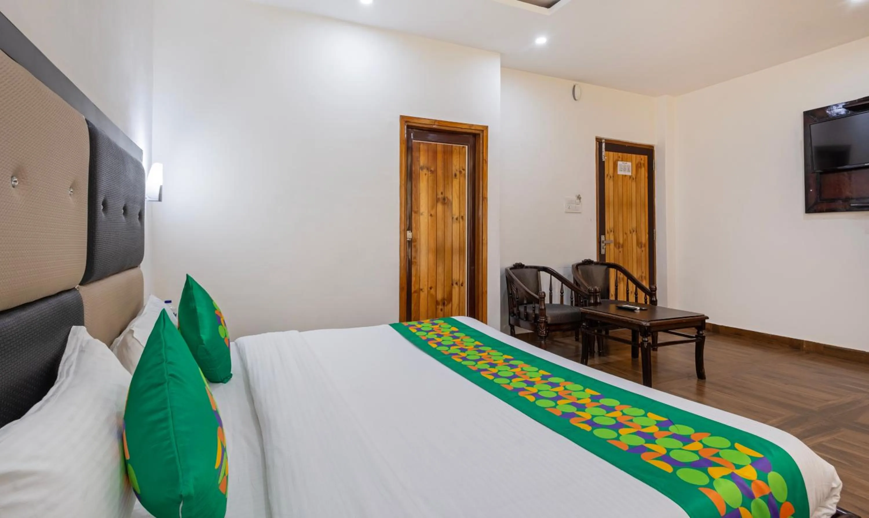 Bedroom, Bed in Treebo Anjukul