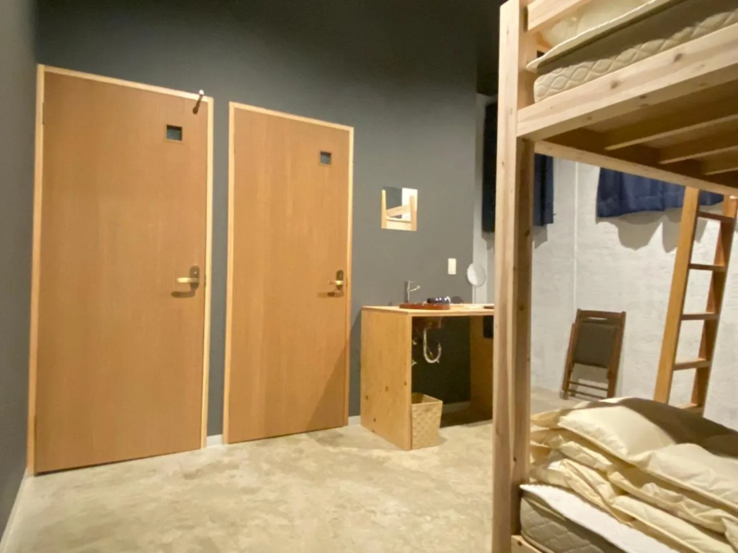 Bed in HOTEL&HOSTEL HARU