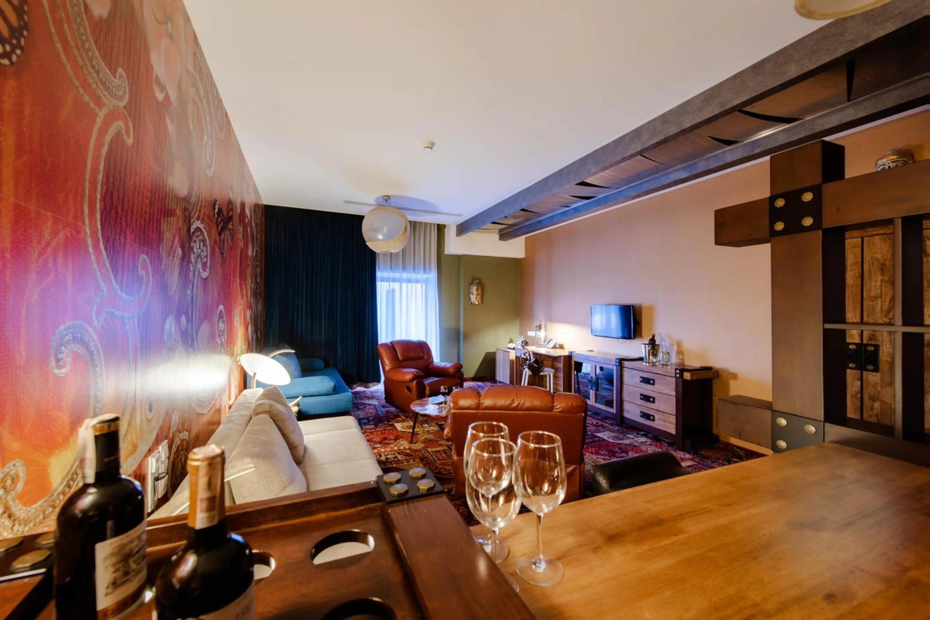 Seating area in Hotel Lenart