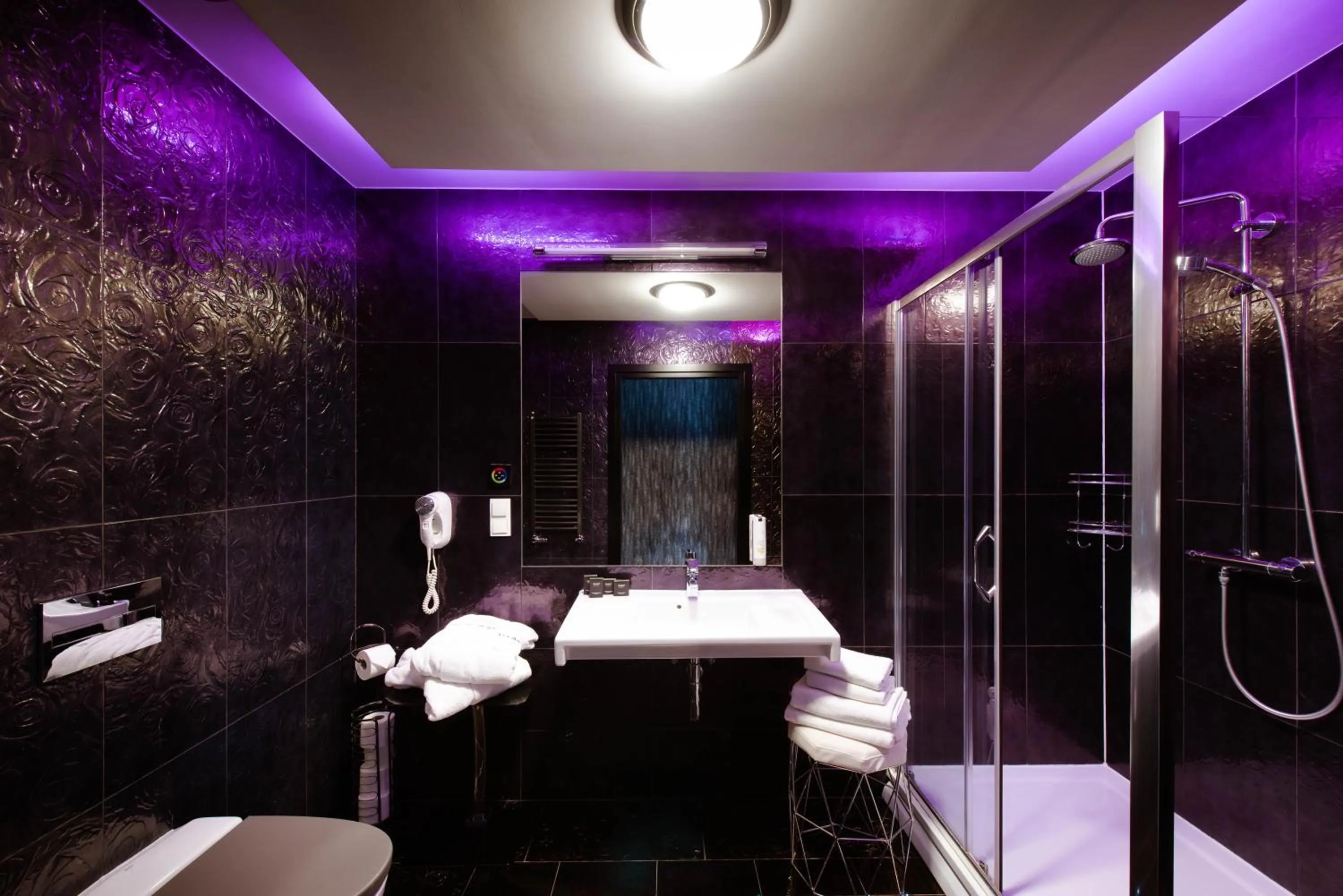 Shower in Hotel Lenart