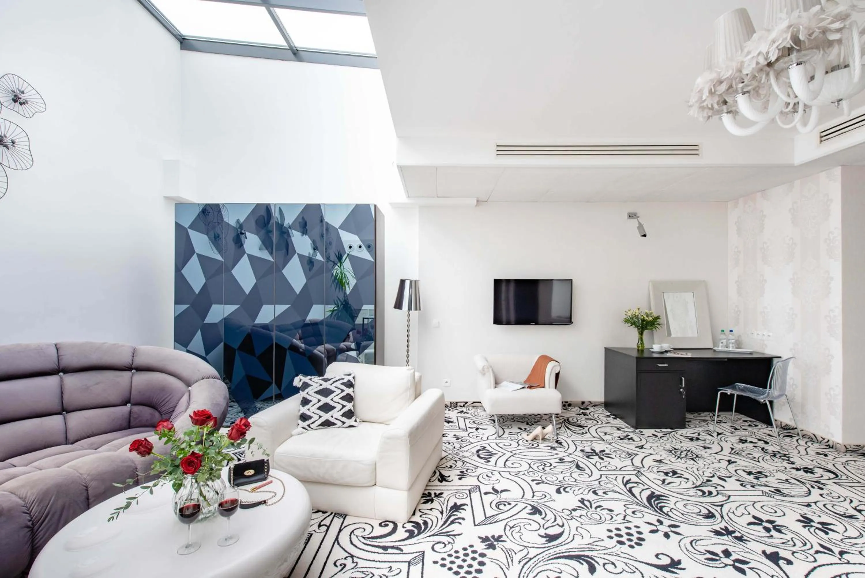 Seating area in Hotel Lenart