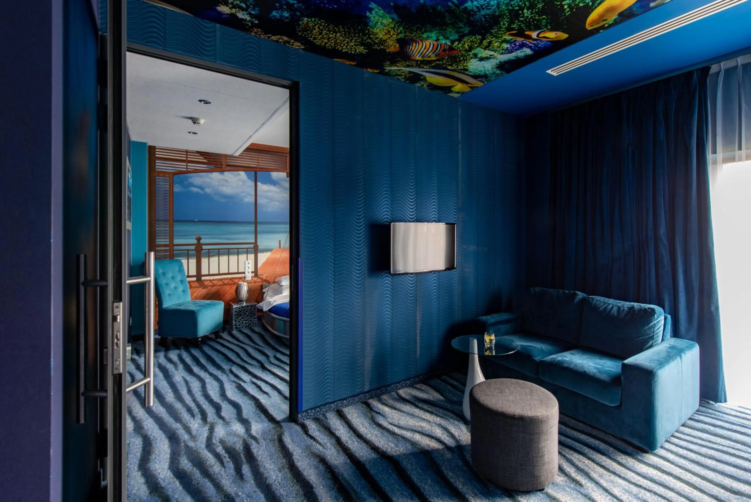 Seating area in Hotel Lenart