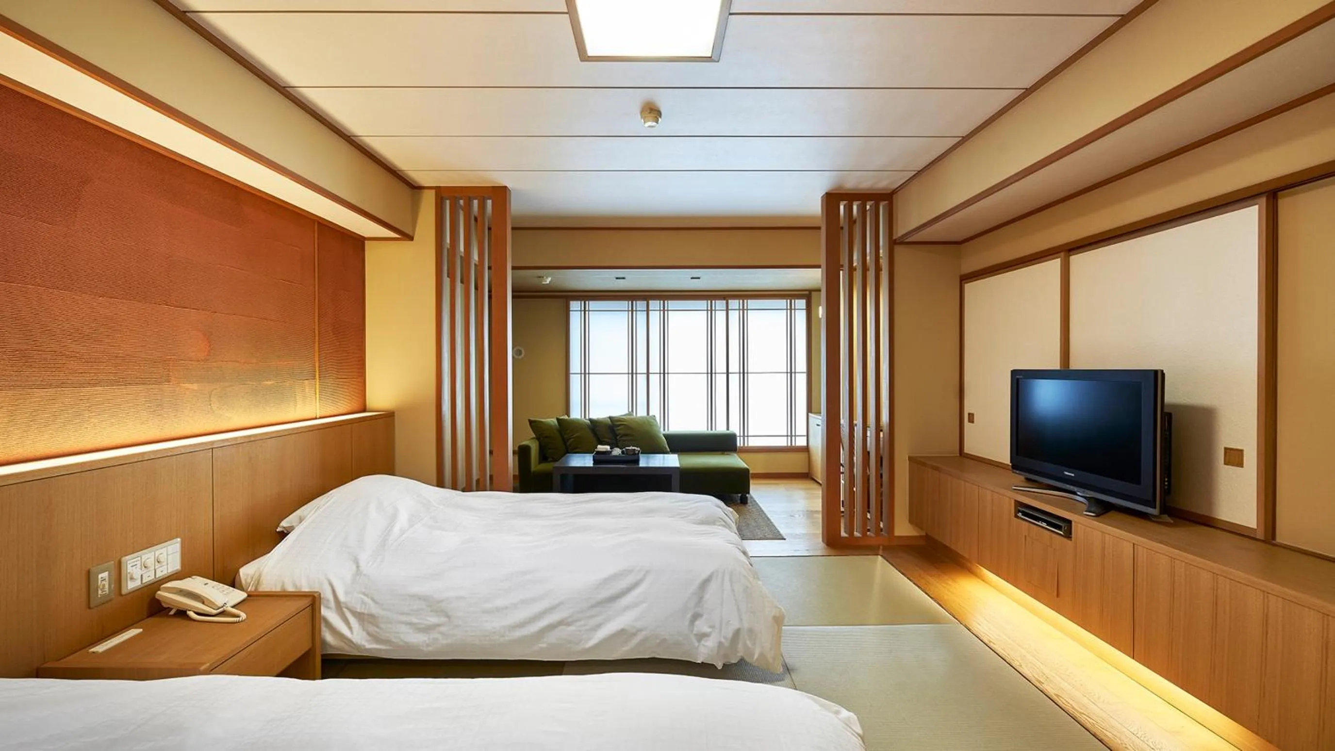 Bed in Tamaya Ryokan