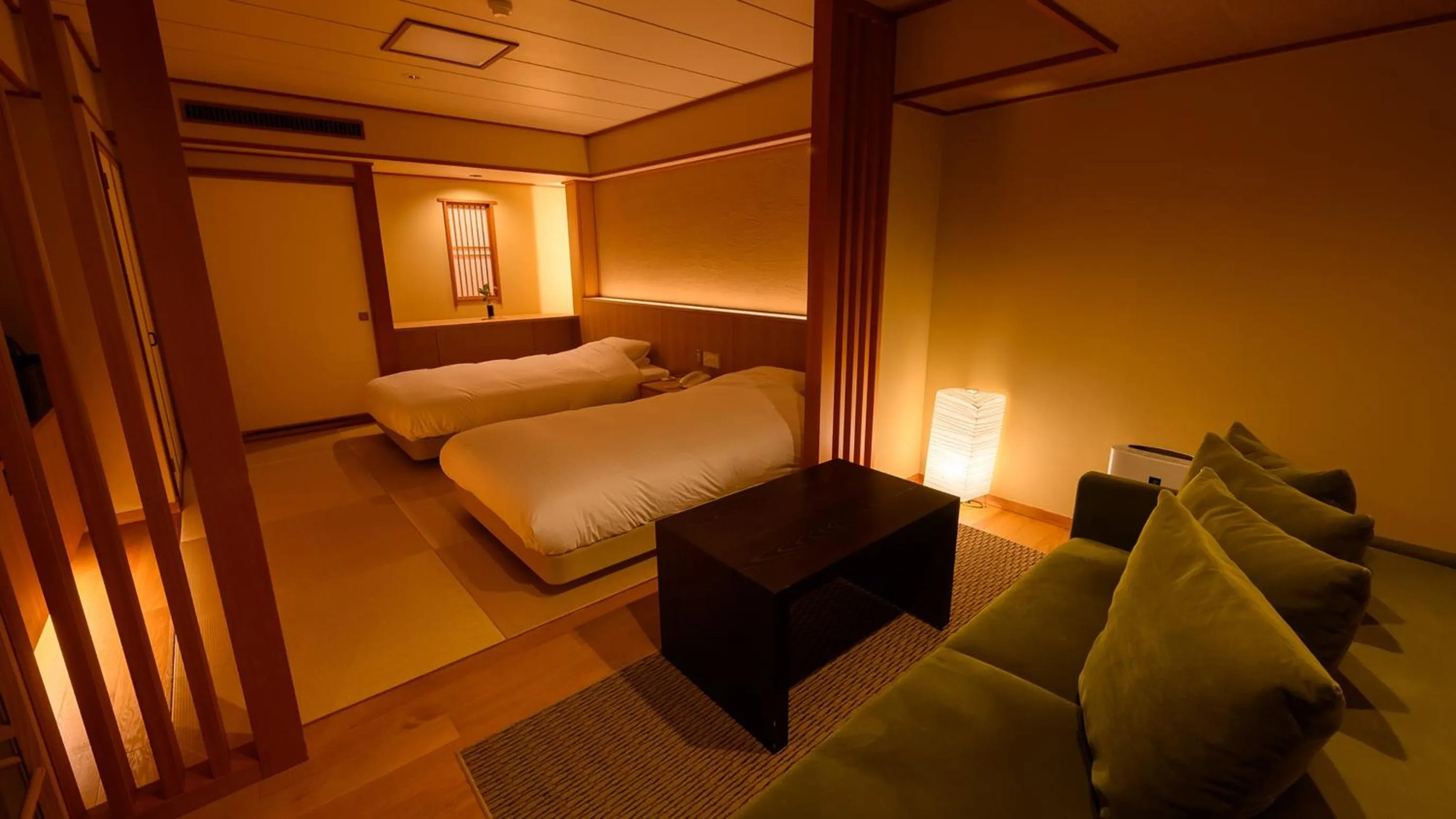 Bed in Tamaya Ryokan