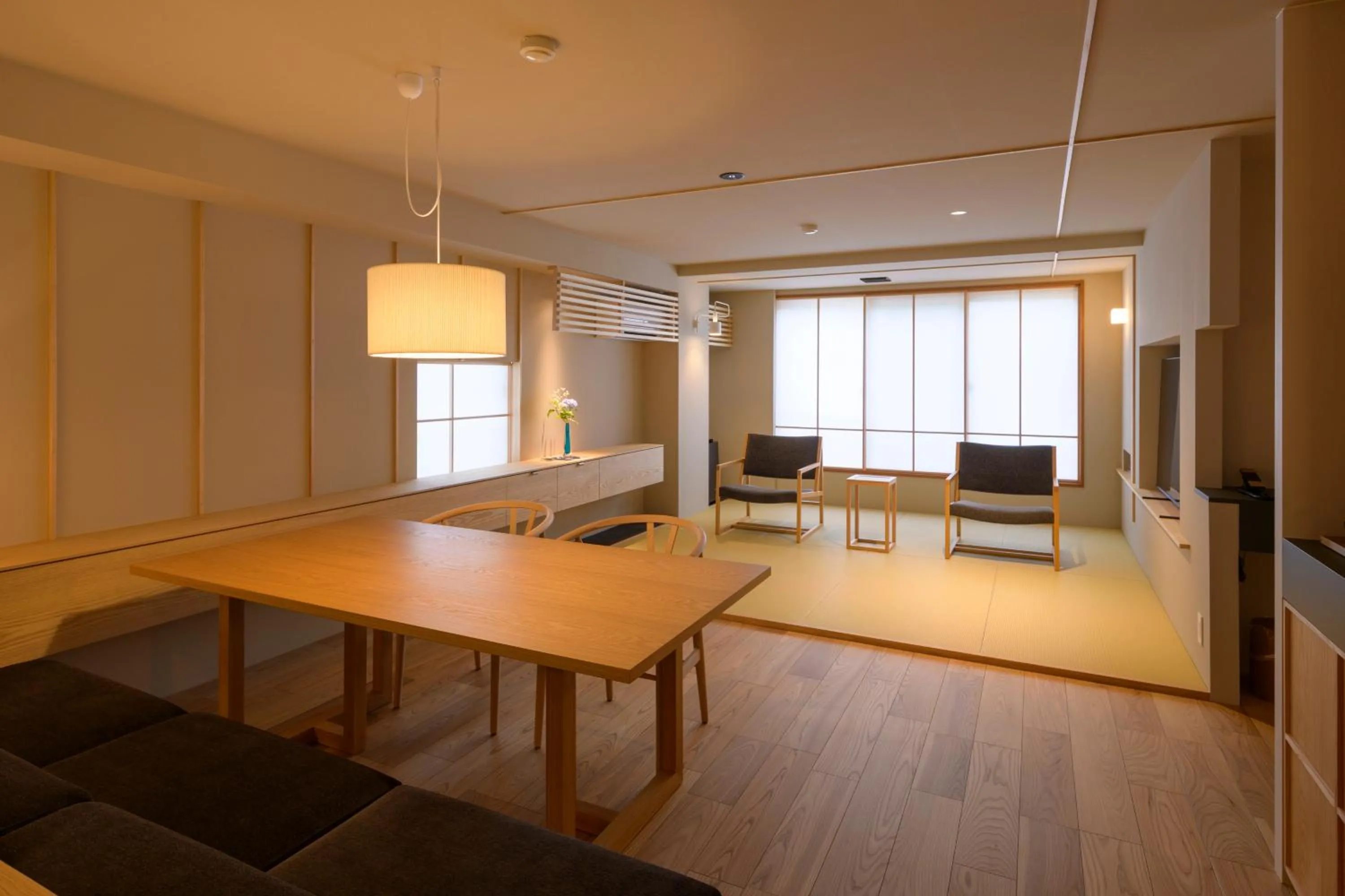 Living room in Tamaya Ryokan