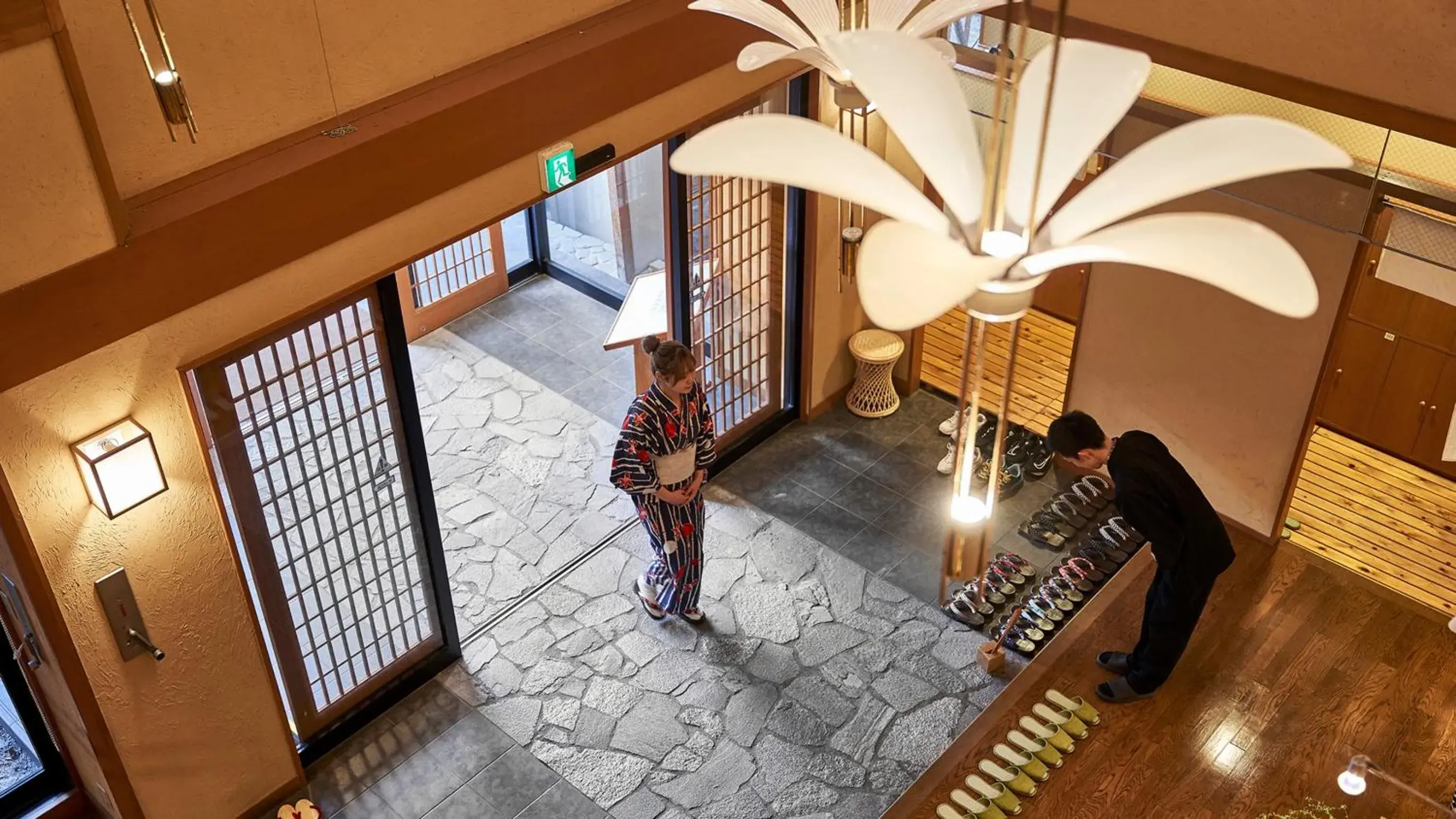 Lobby or reception in Tamaya Ryokan Lobby or reception in Tamaya Ryokan