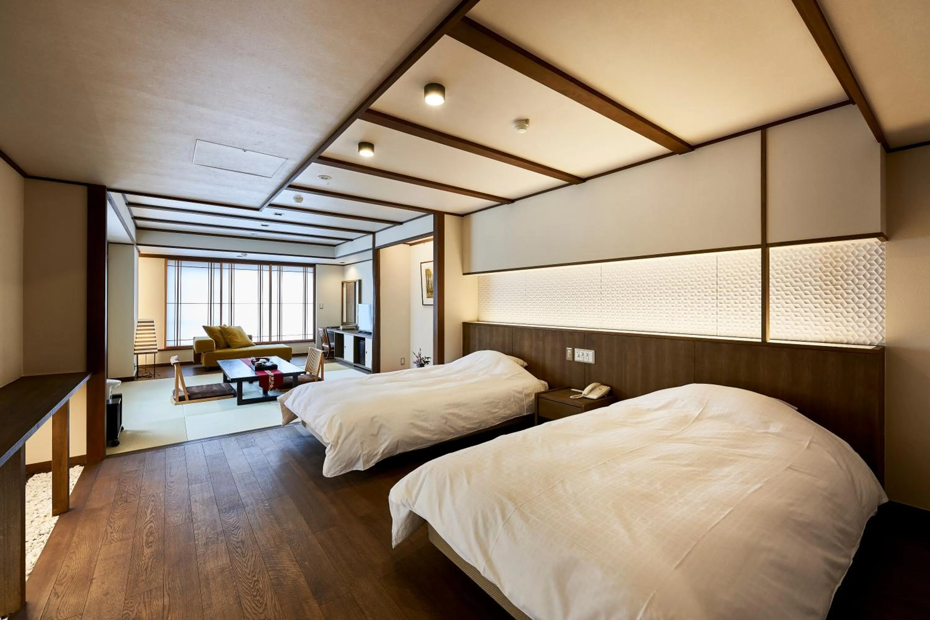 Bed in Tamaya Ryokan