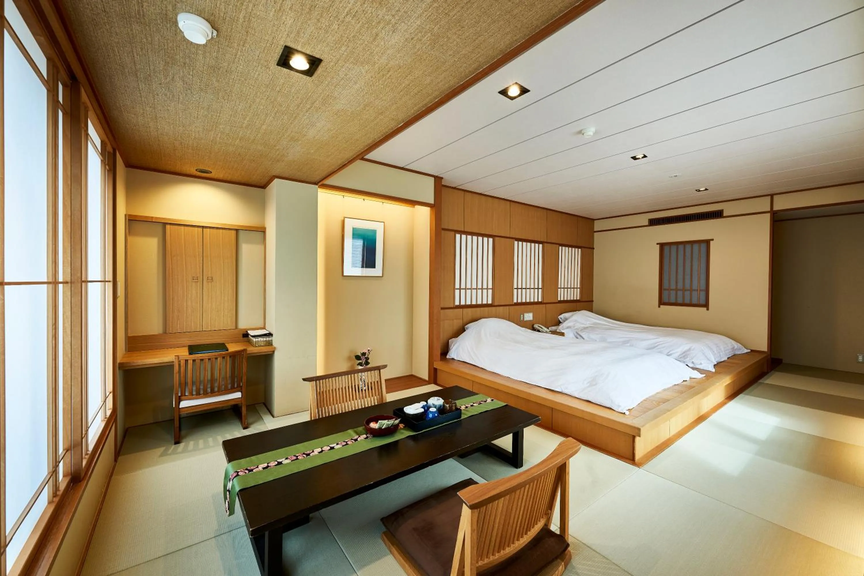 Bed in Tamaya Ryokan