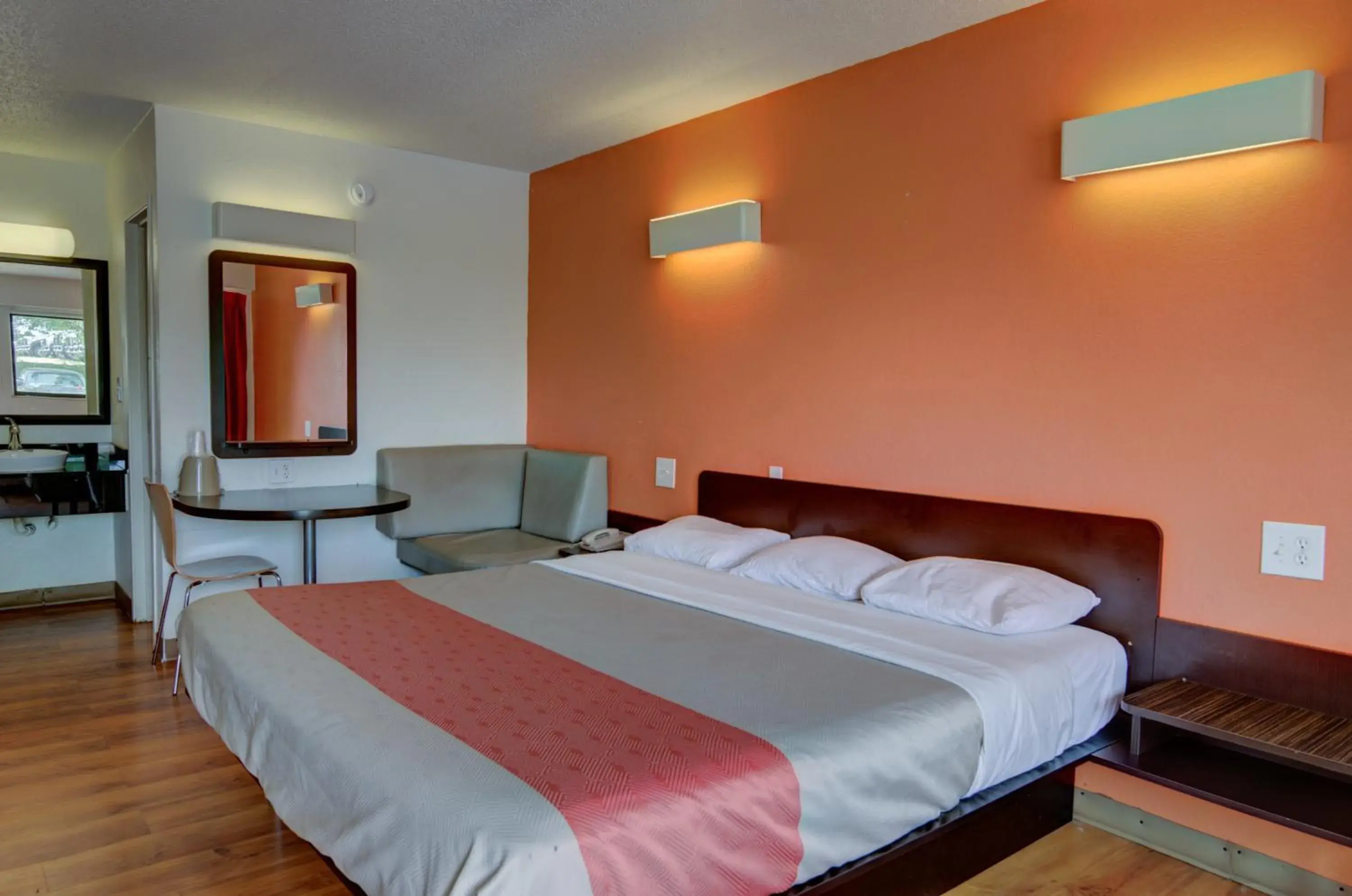 Bedroom, Bed in Motel 6-Kansas City, MO Bedroom, Bed in Motel 6-Kansas City, MO