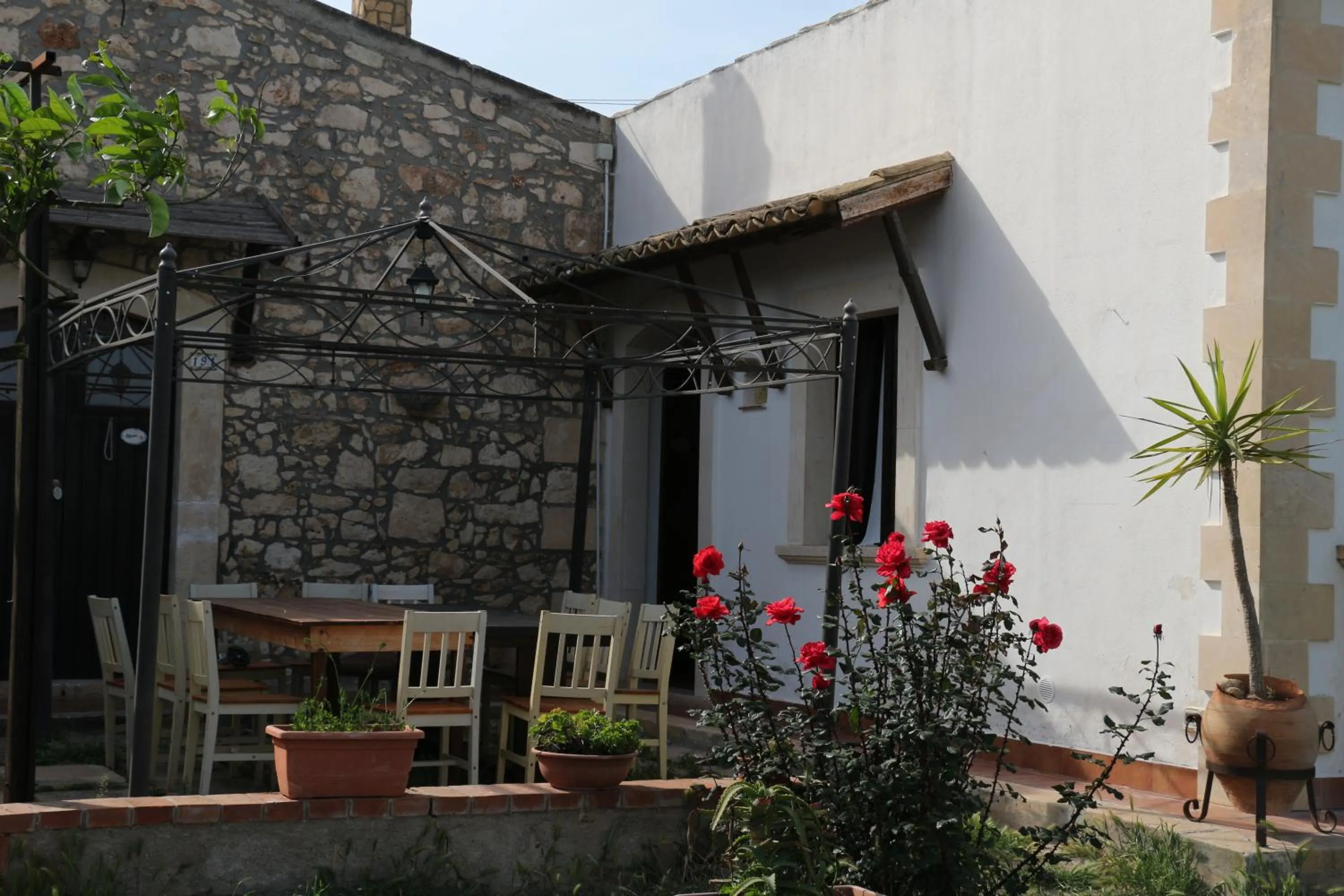 Patio in Aranceto Hotel