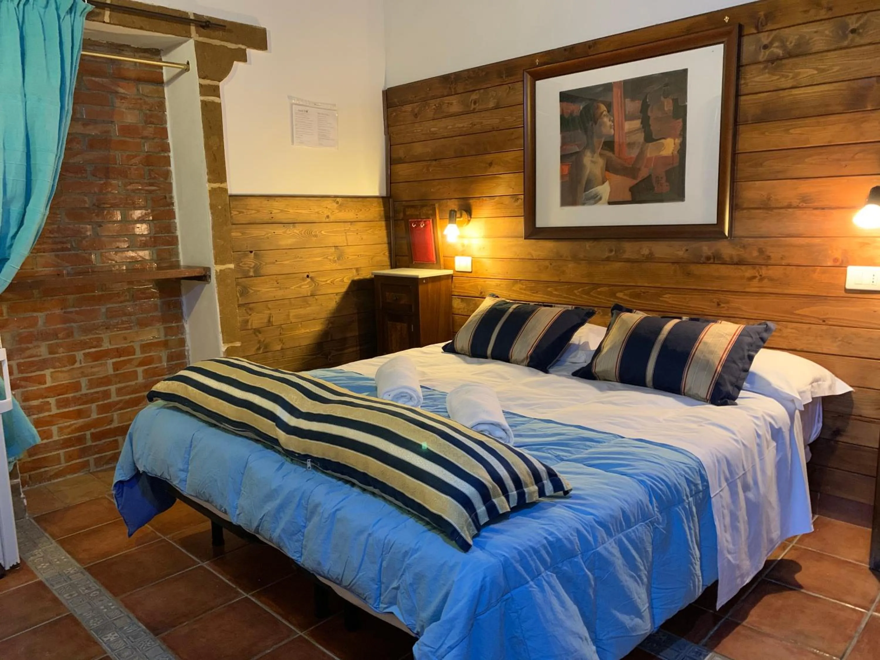 Bed in Aranceto Hotel