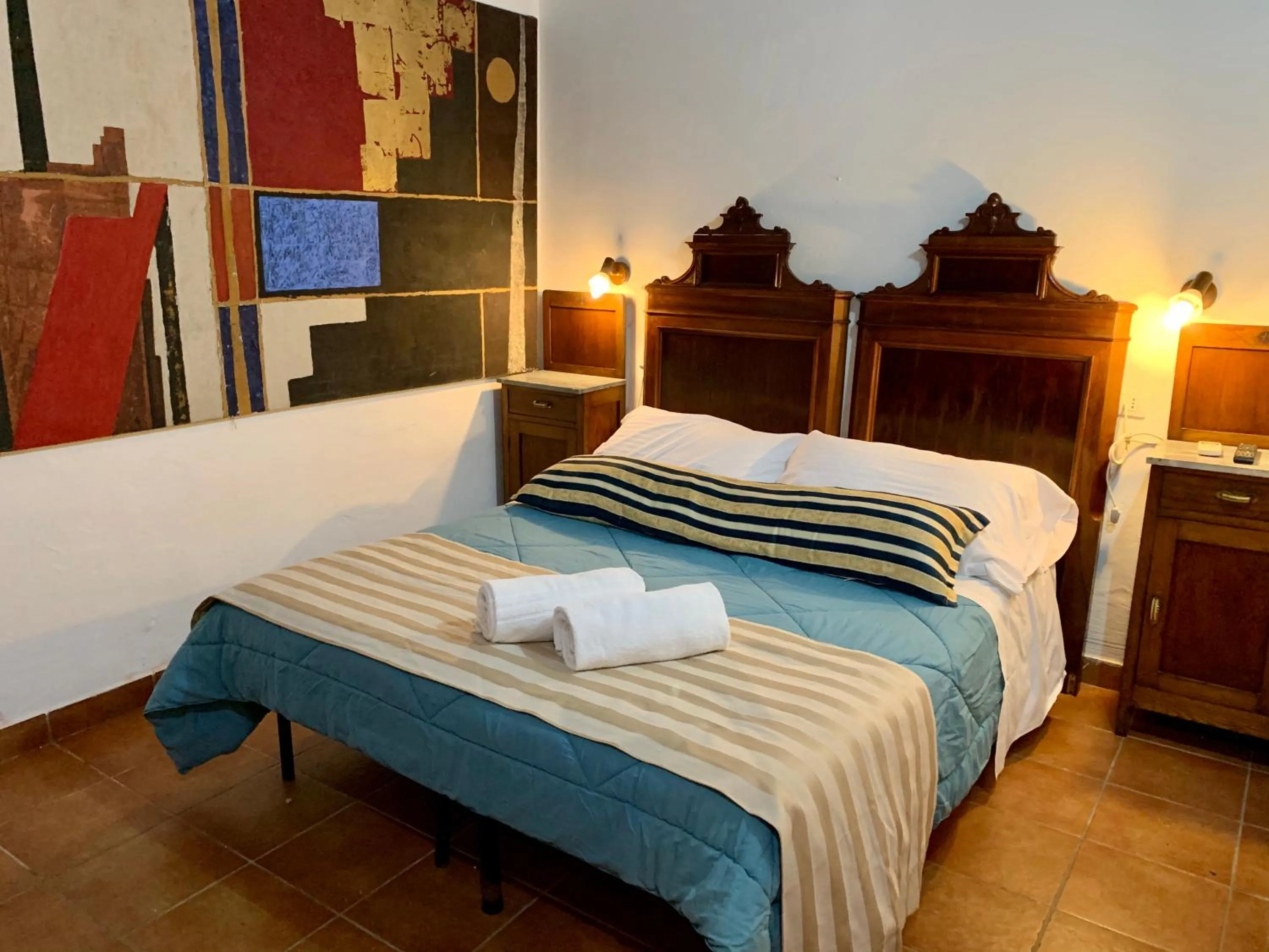 Bed in Aranceto Hotel