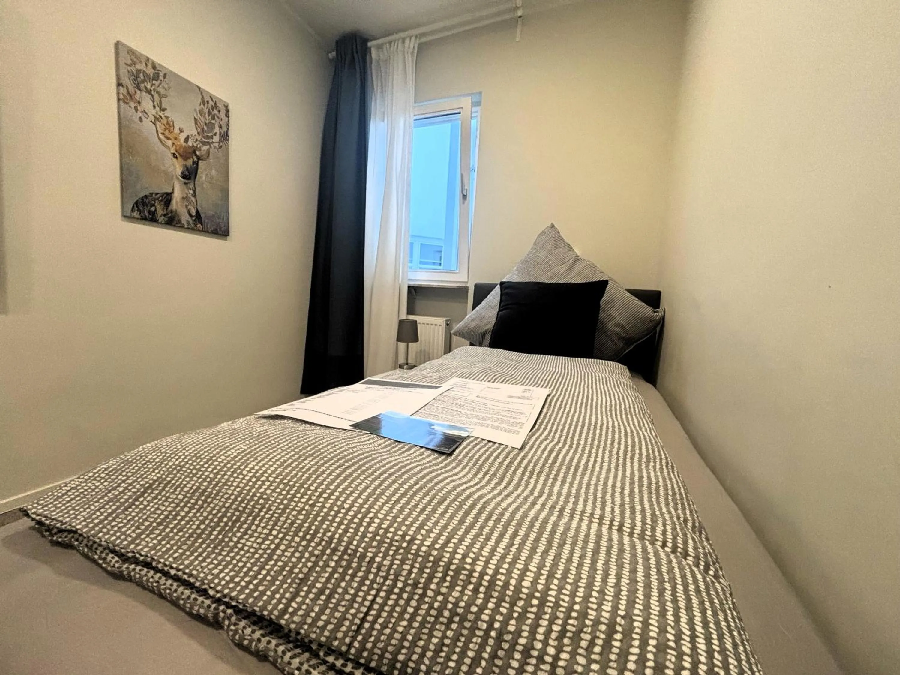 Bedroom in Simplex Stays Hotel Quartier 8 - Digital Access