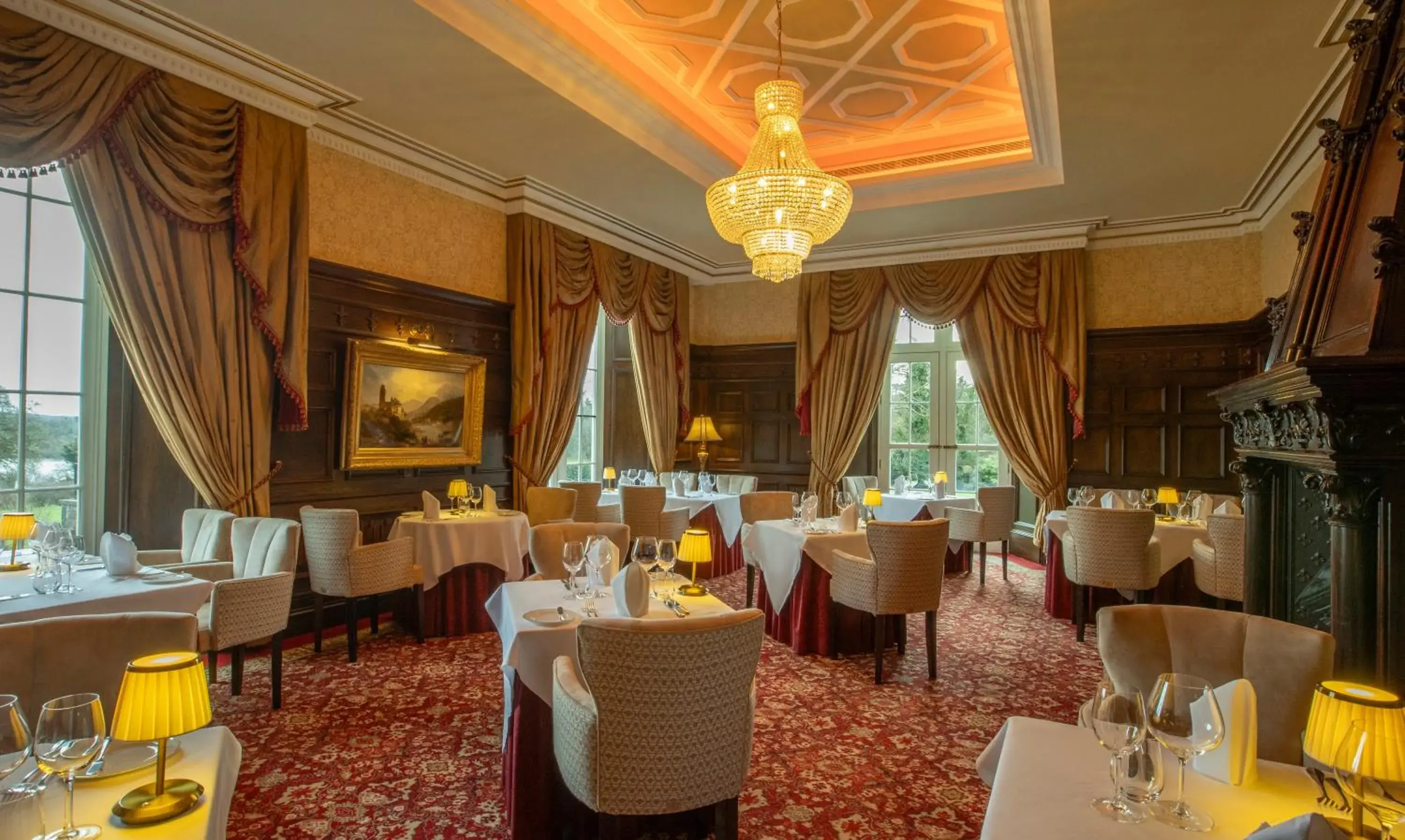 Restaurant/places to eat in Kilronan Castle Hotel & Spa Restaurant/places to eat in Kilronan Castle Hotel & Spa